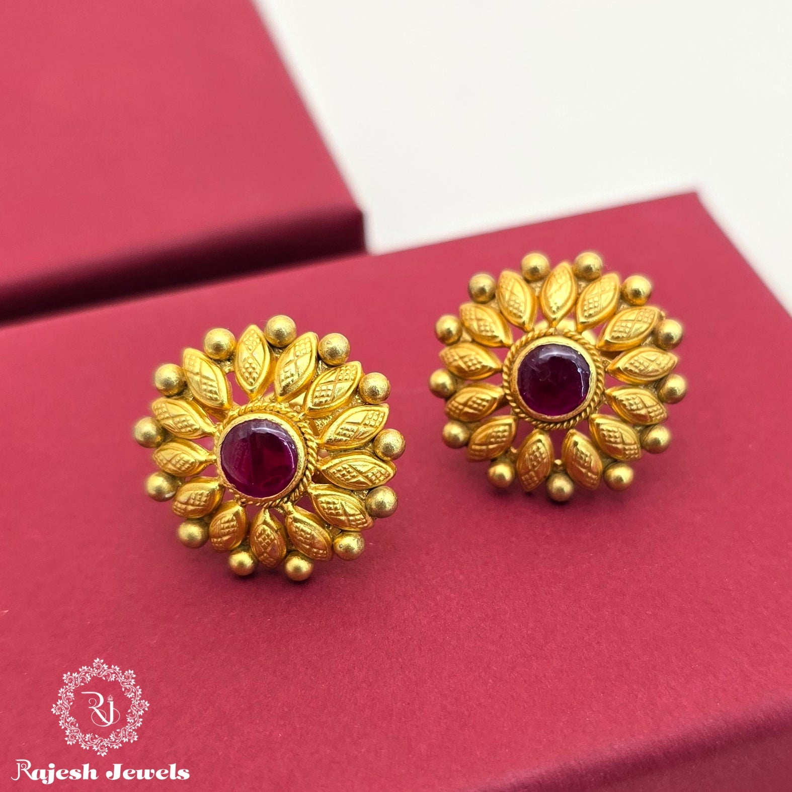 Sunflower Kemp Gold Plated Earrings