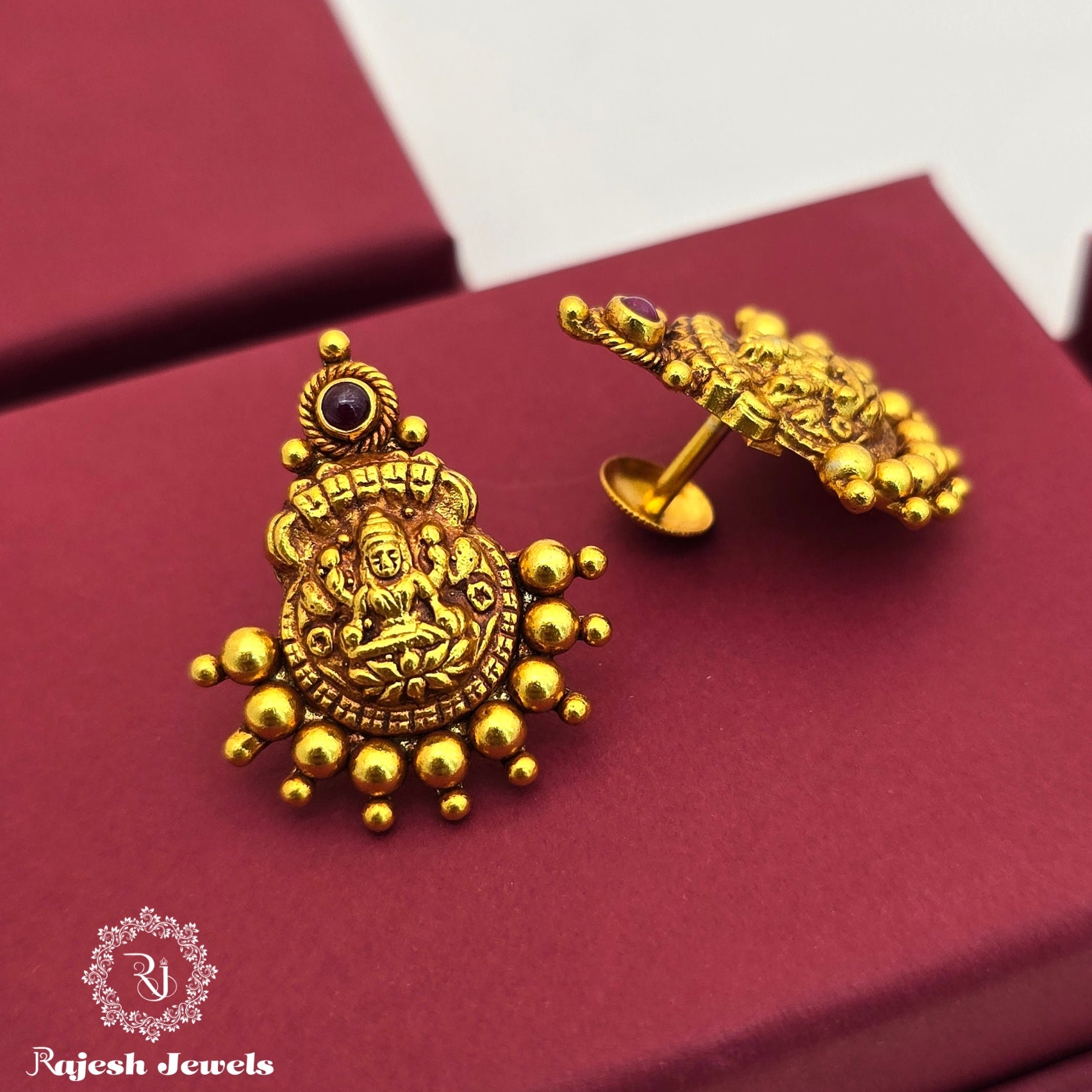 Appealing Lakshmi Gold Plated Earrings