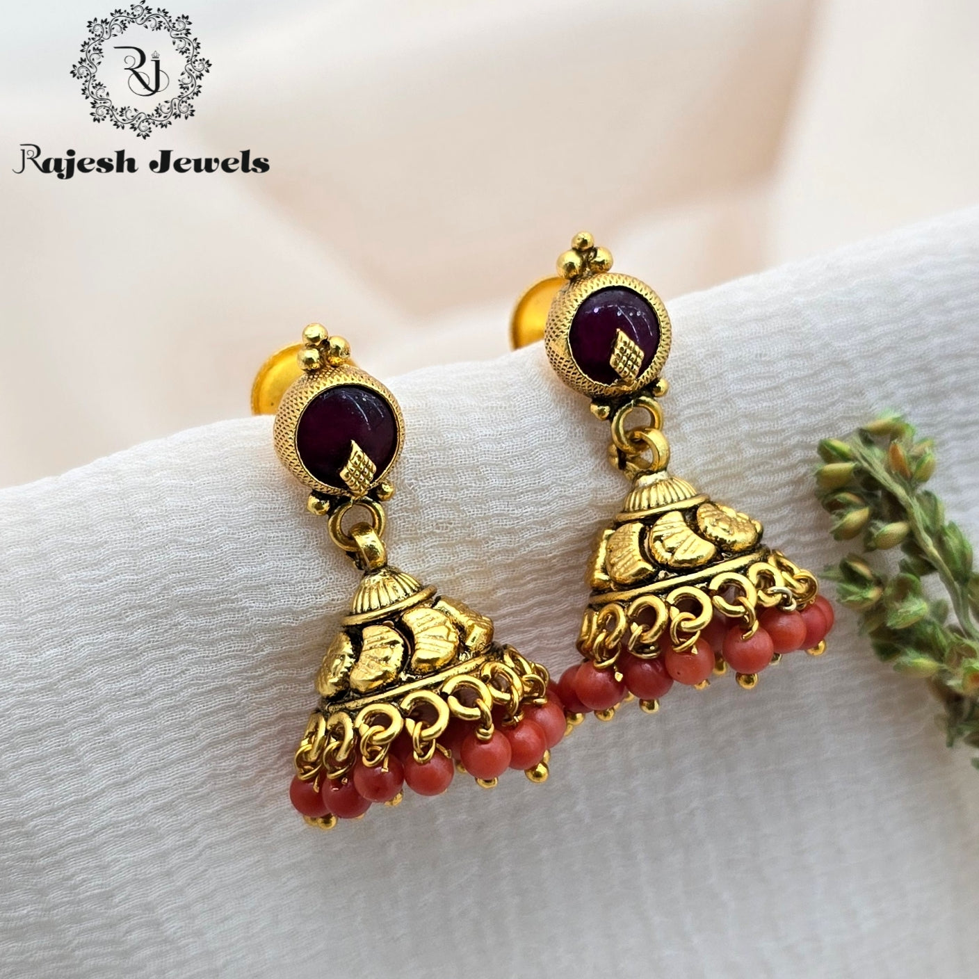 Brilliant Silver Gold Plated Jumka