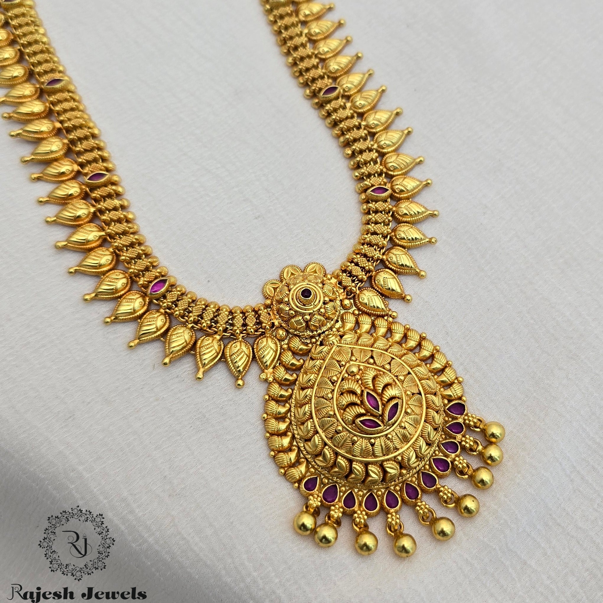 Traditional Plain Gold Plated Long Hara