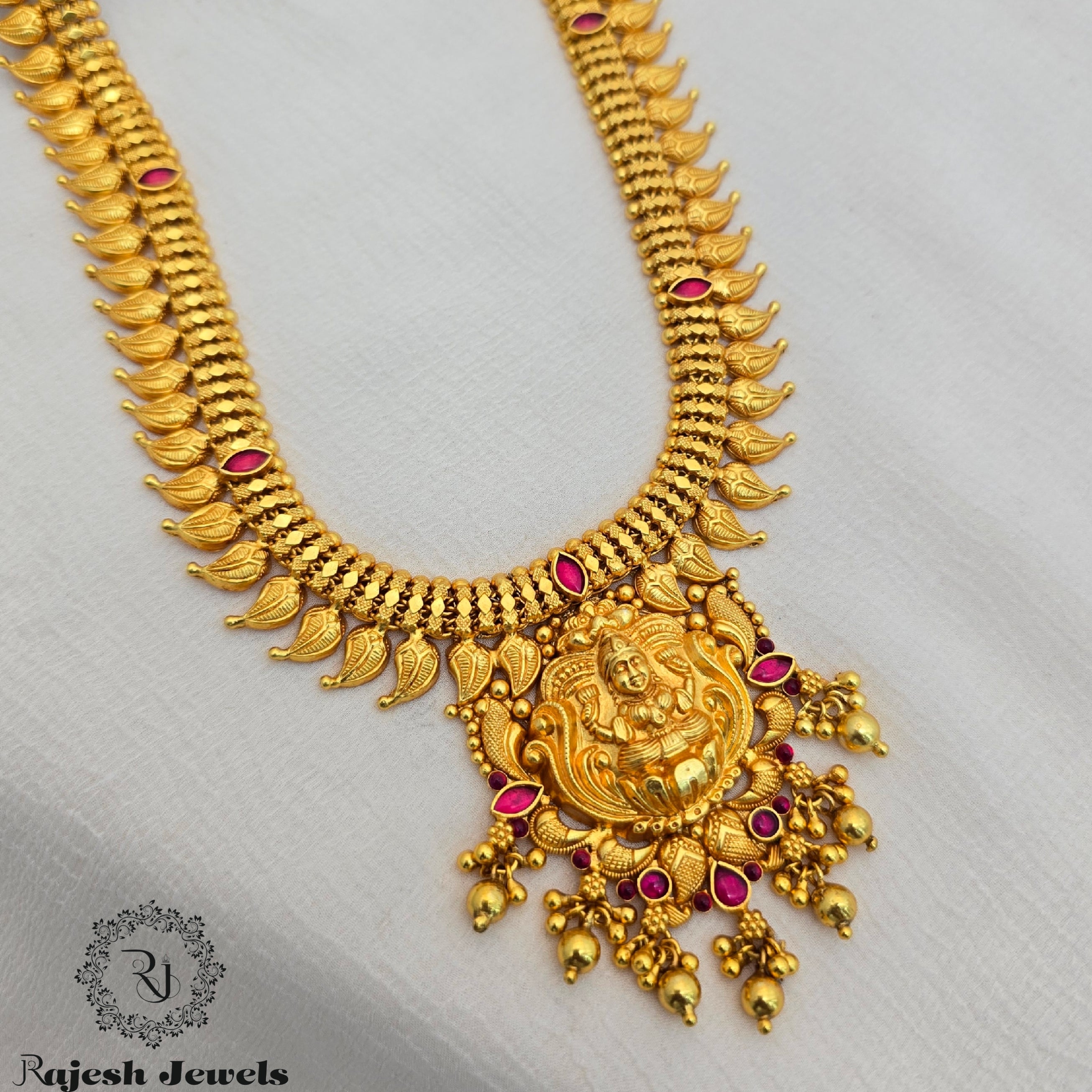 Lakshmi Kemp Silver Gold Plated Long Hara