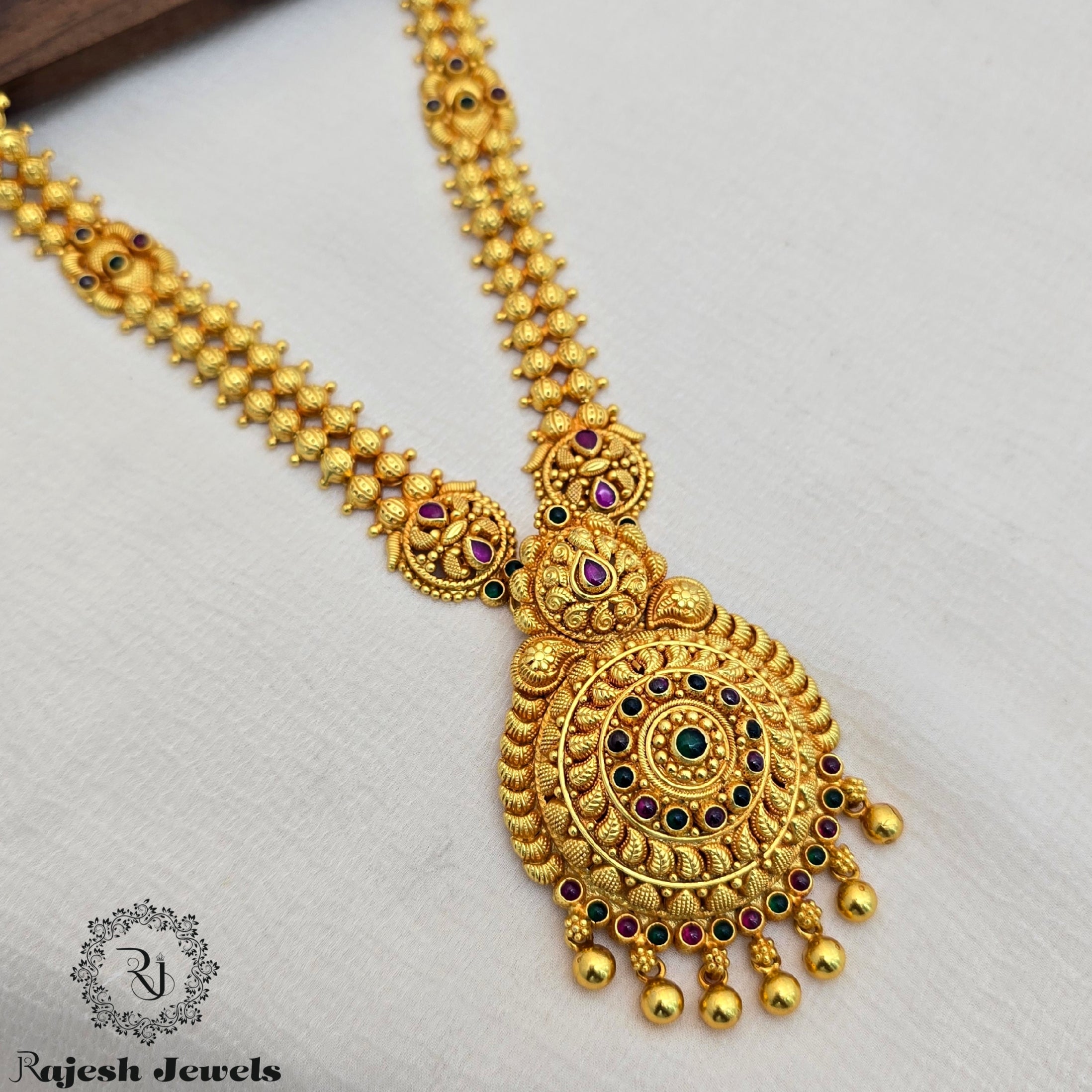 Wonderful Gold Plated Silver Long Hara