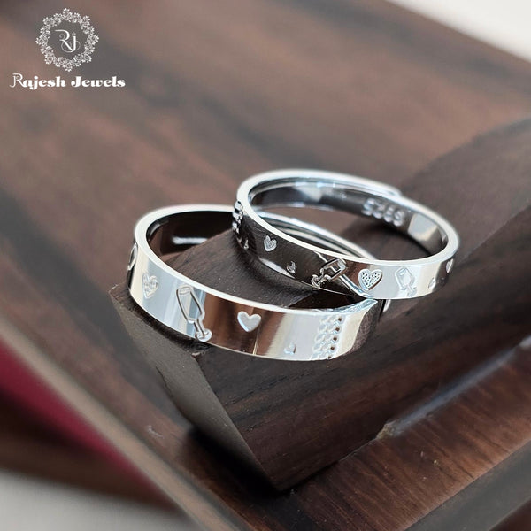 Prettiest Silver Couple Finger Rings
