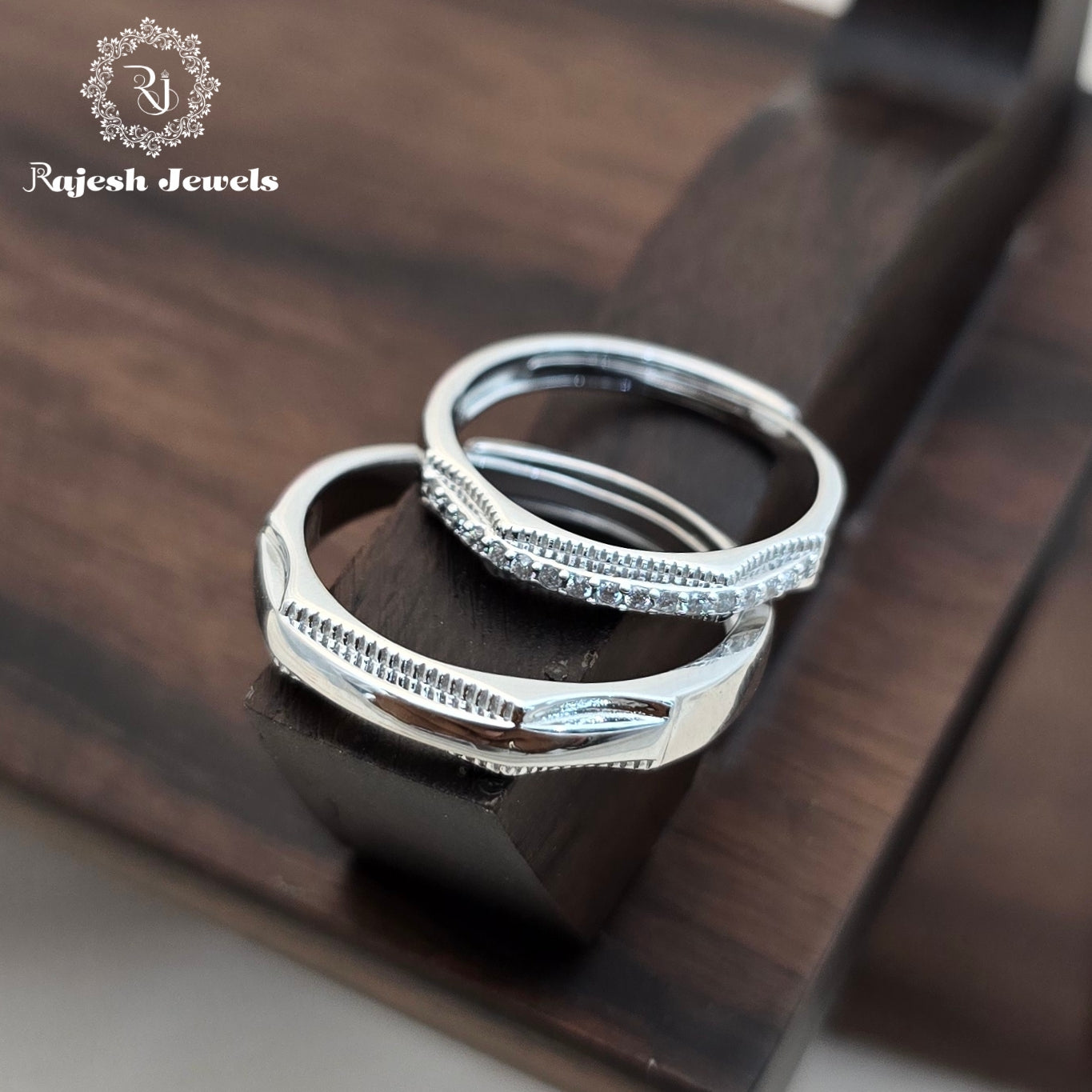 Authentic Silver Couple Finger Rings