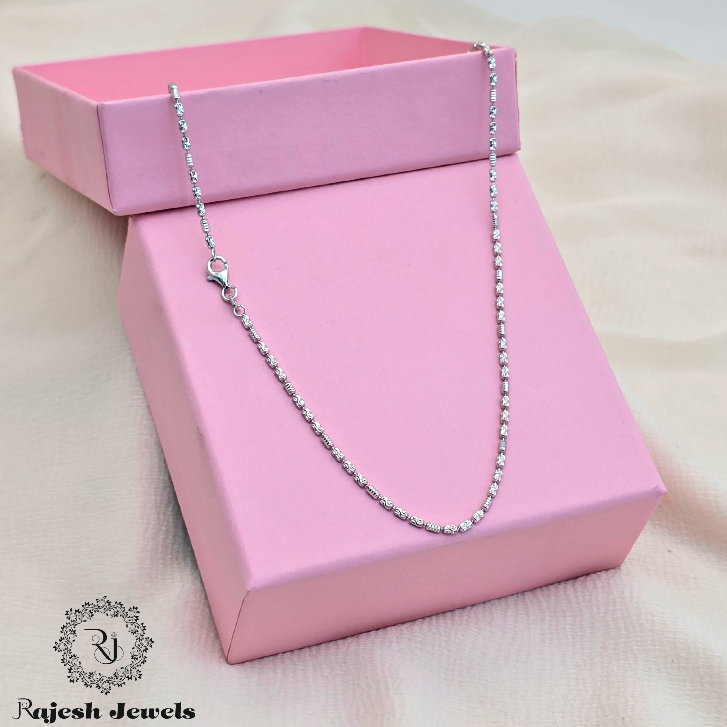 Radiant Rhodium Silver Neckchain