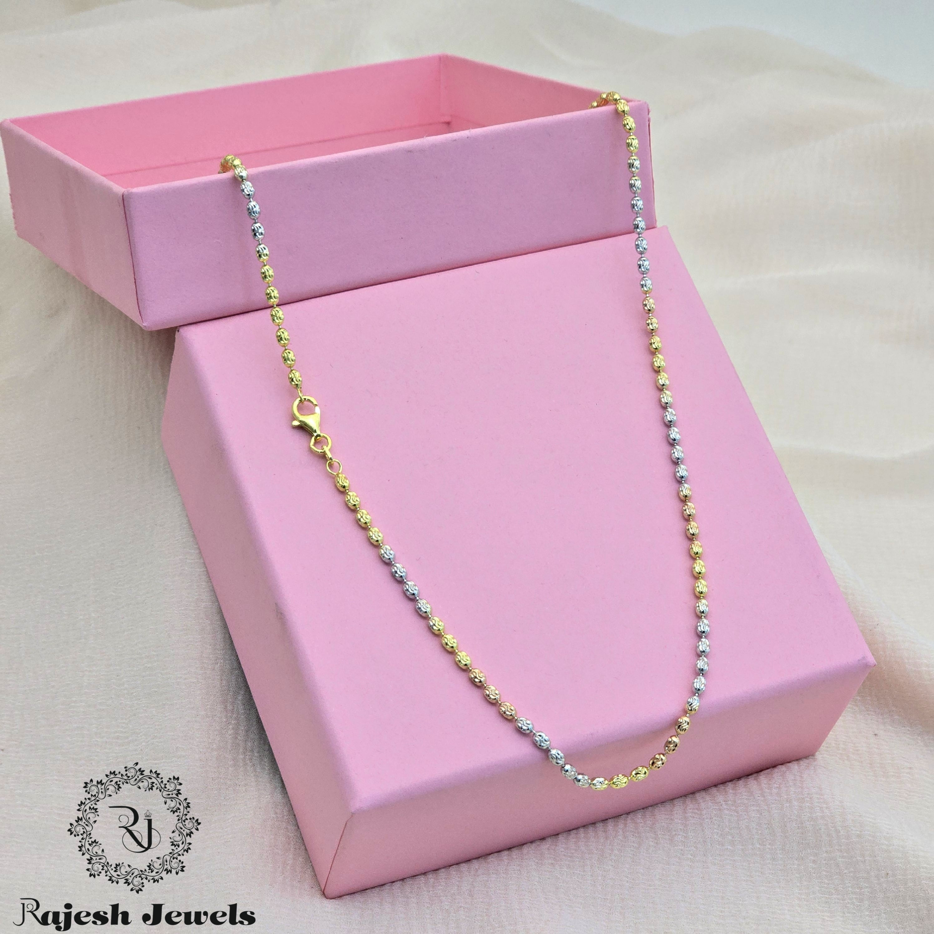 Magnificent Tricolour Silver Neckchain