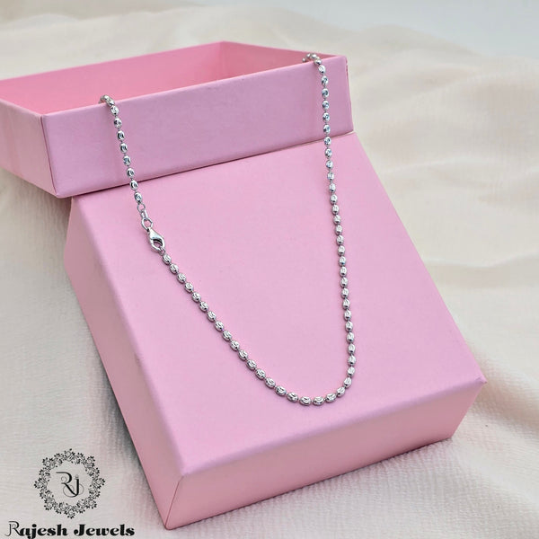Stunning Silver Beaded Neckchain