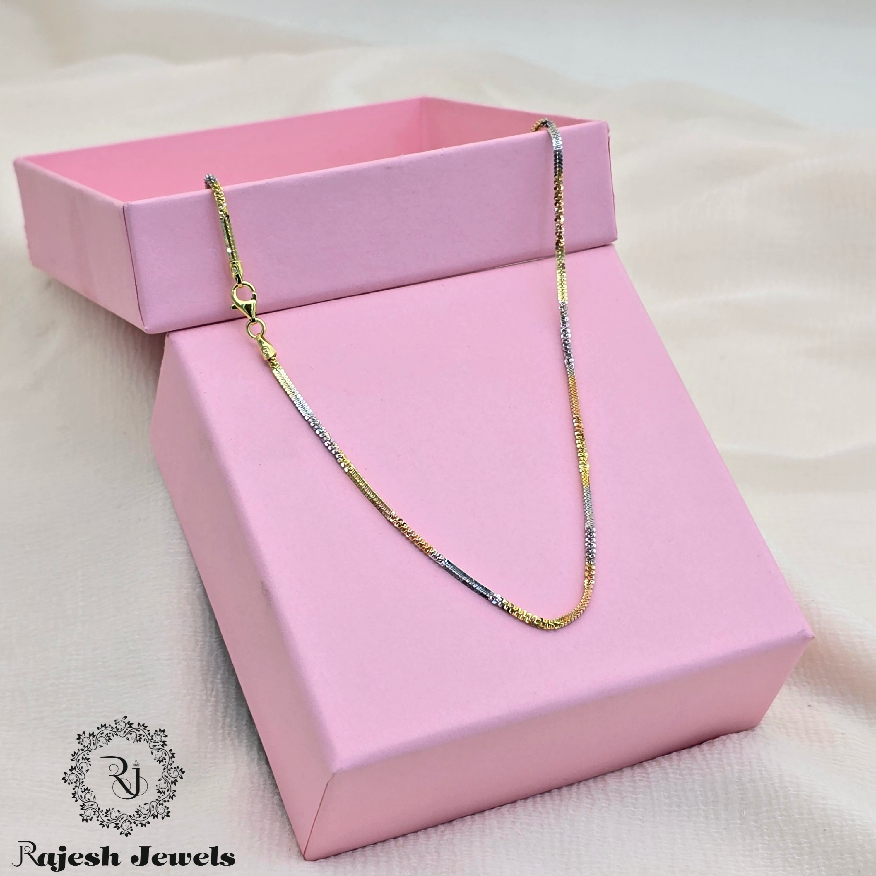 Appealing Tricolour Silver Neckchain