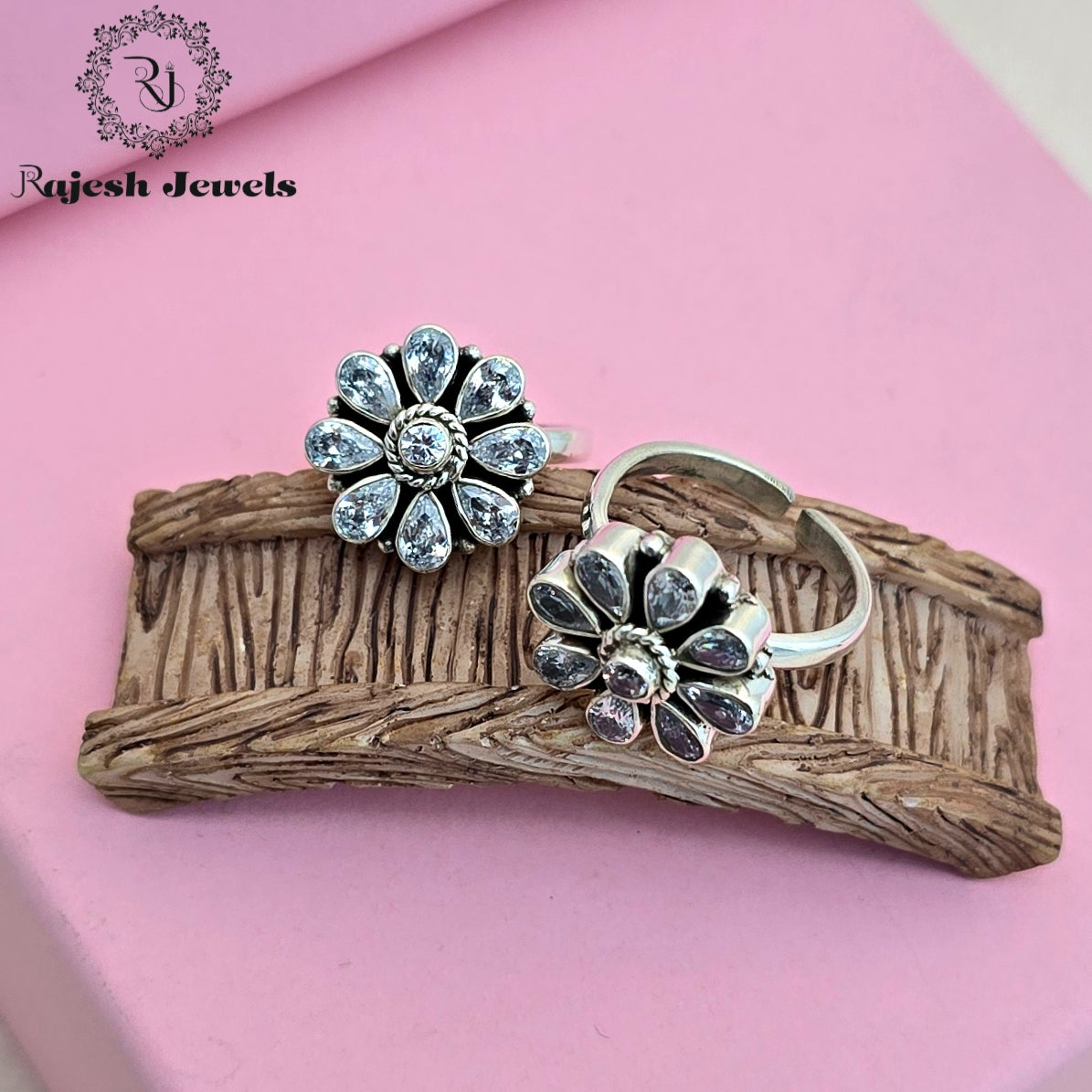 Mind-blowing Custone Silver Toerings