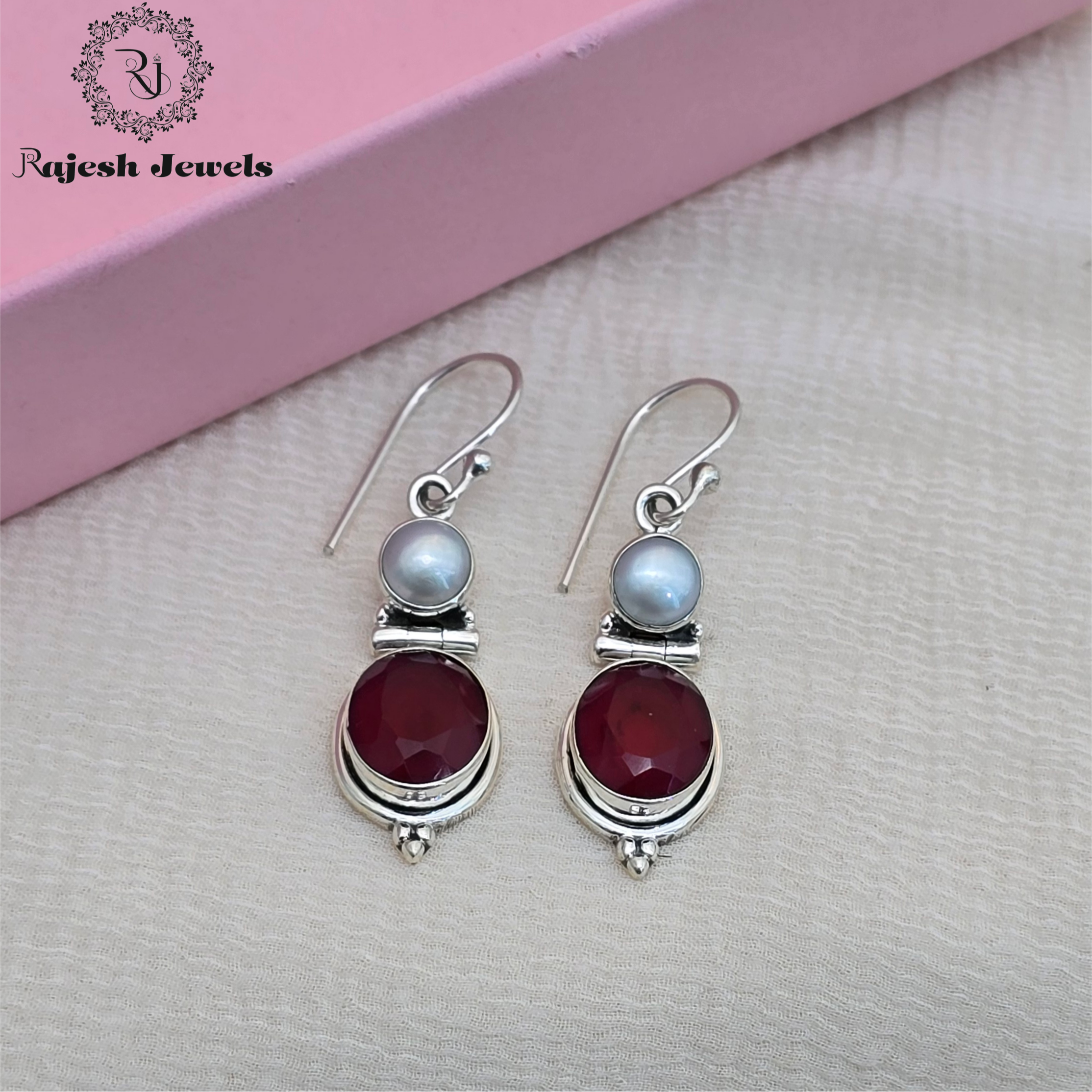 Fabulous Custone Hanging Earrings