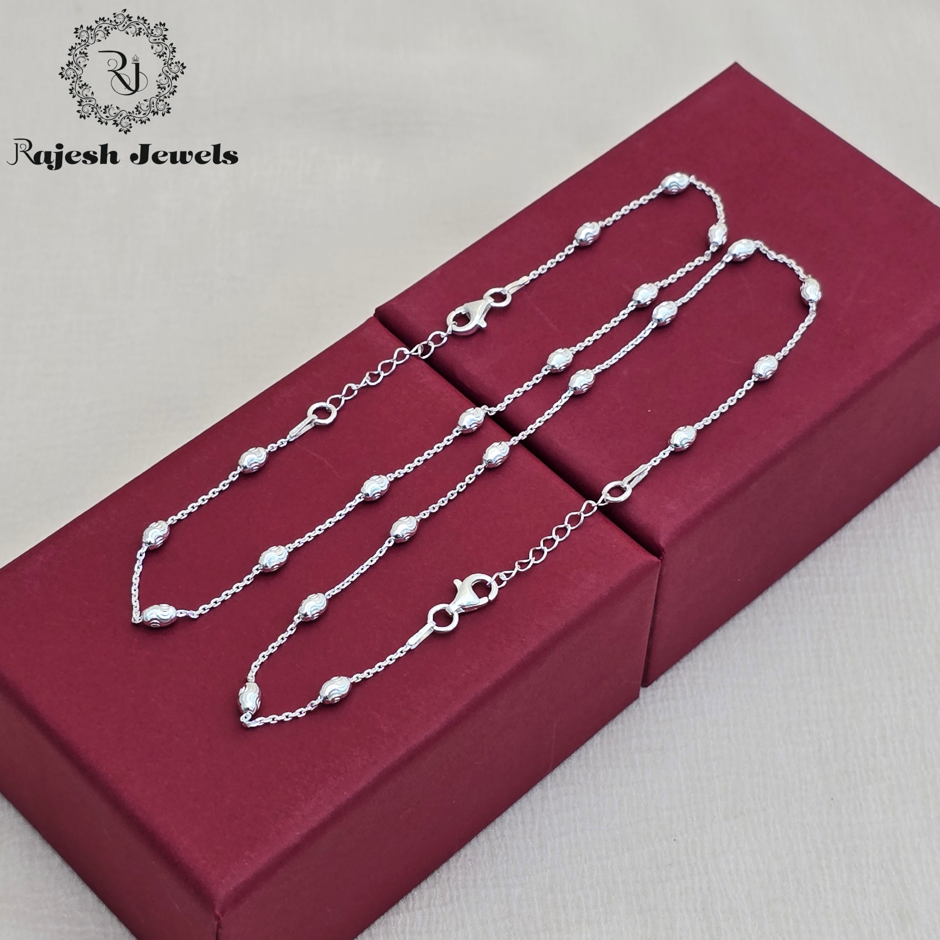 Exceptional Beaded Sleek Anklet