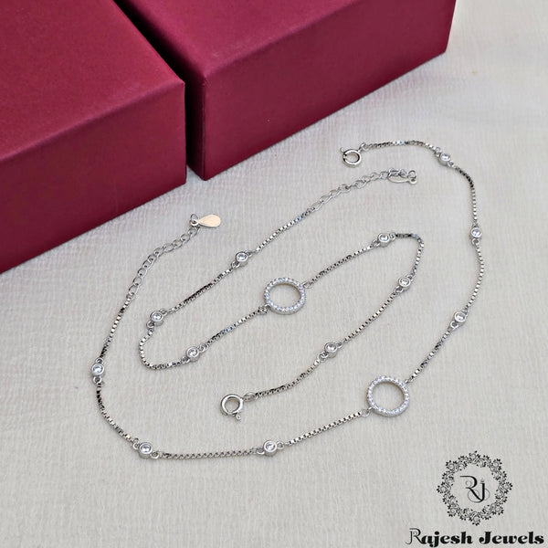 Alluring Dailywear Cz Sleek Anklet