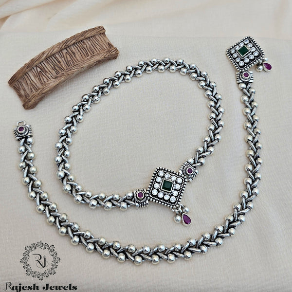Mesmerizing Squared Cutstone Anklet