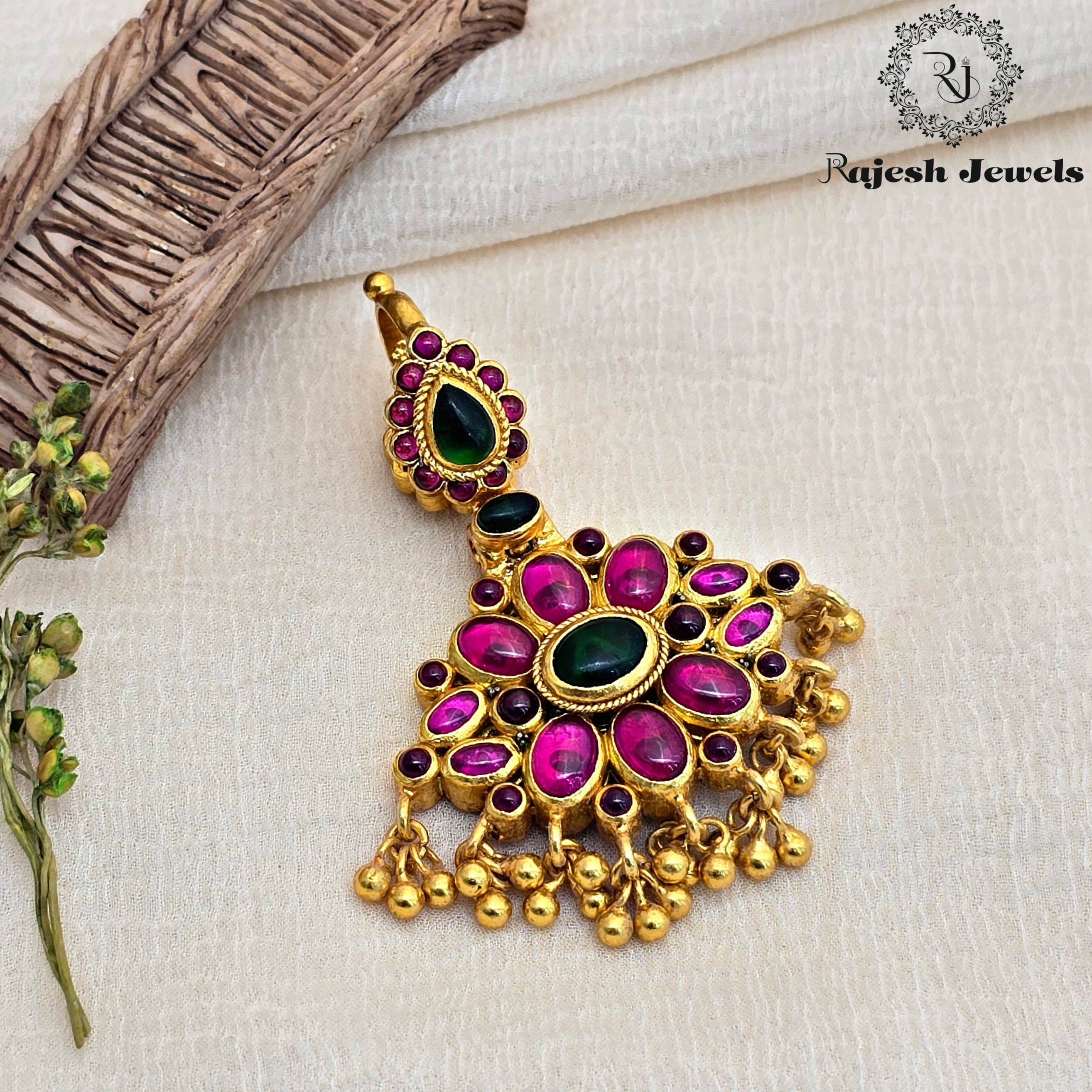 Exclusive Reversible Gold Plated Pendant