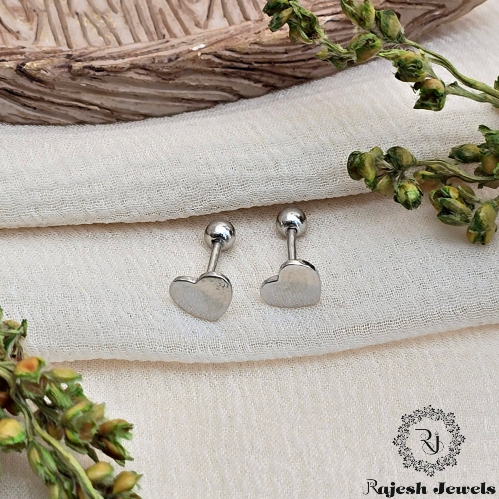 Classy Silver Stud Earrings