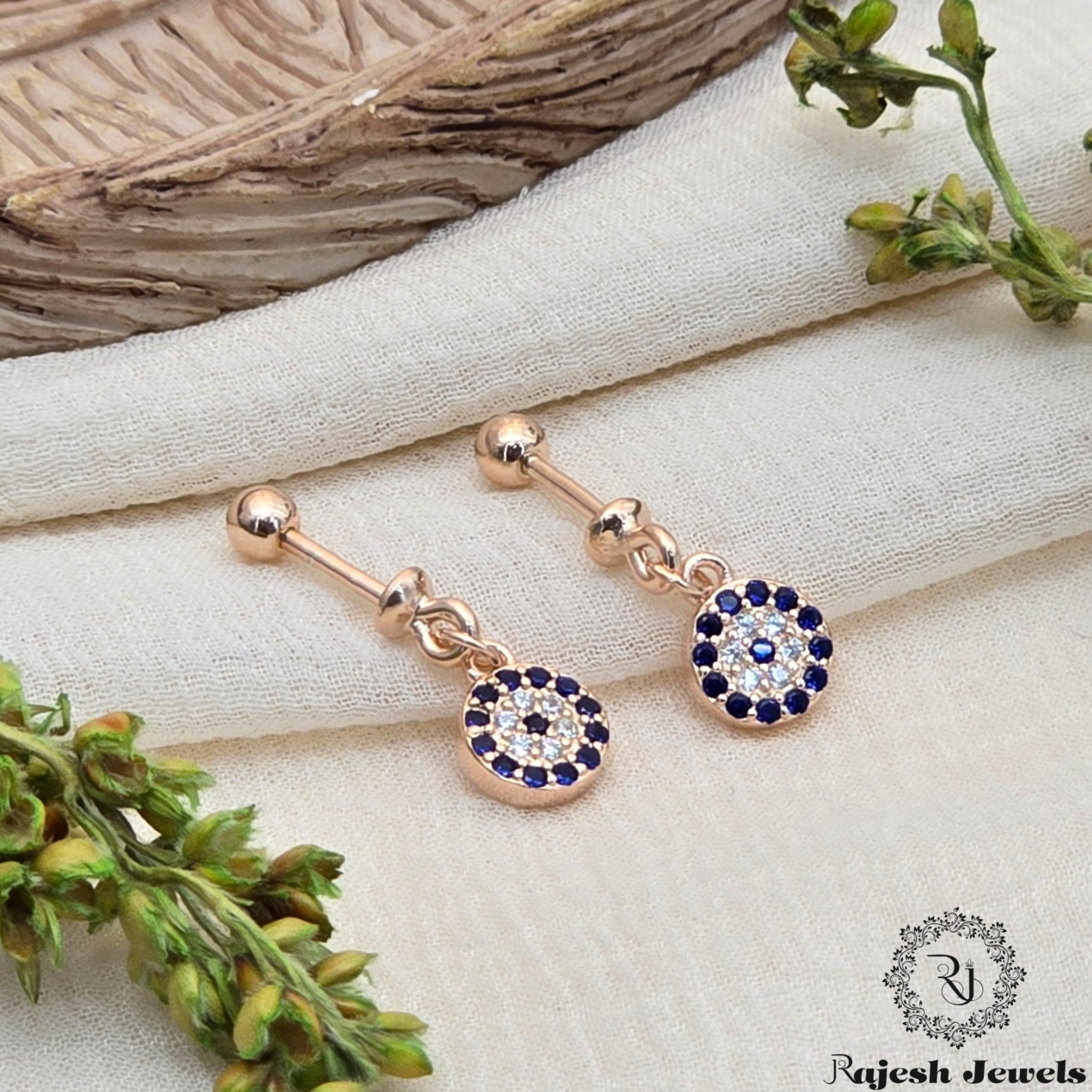Charismatic Cz Silver Bugadi Earrings