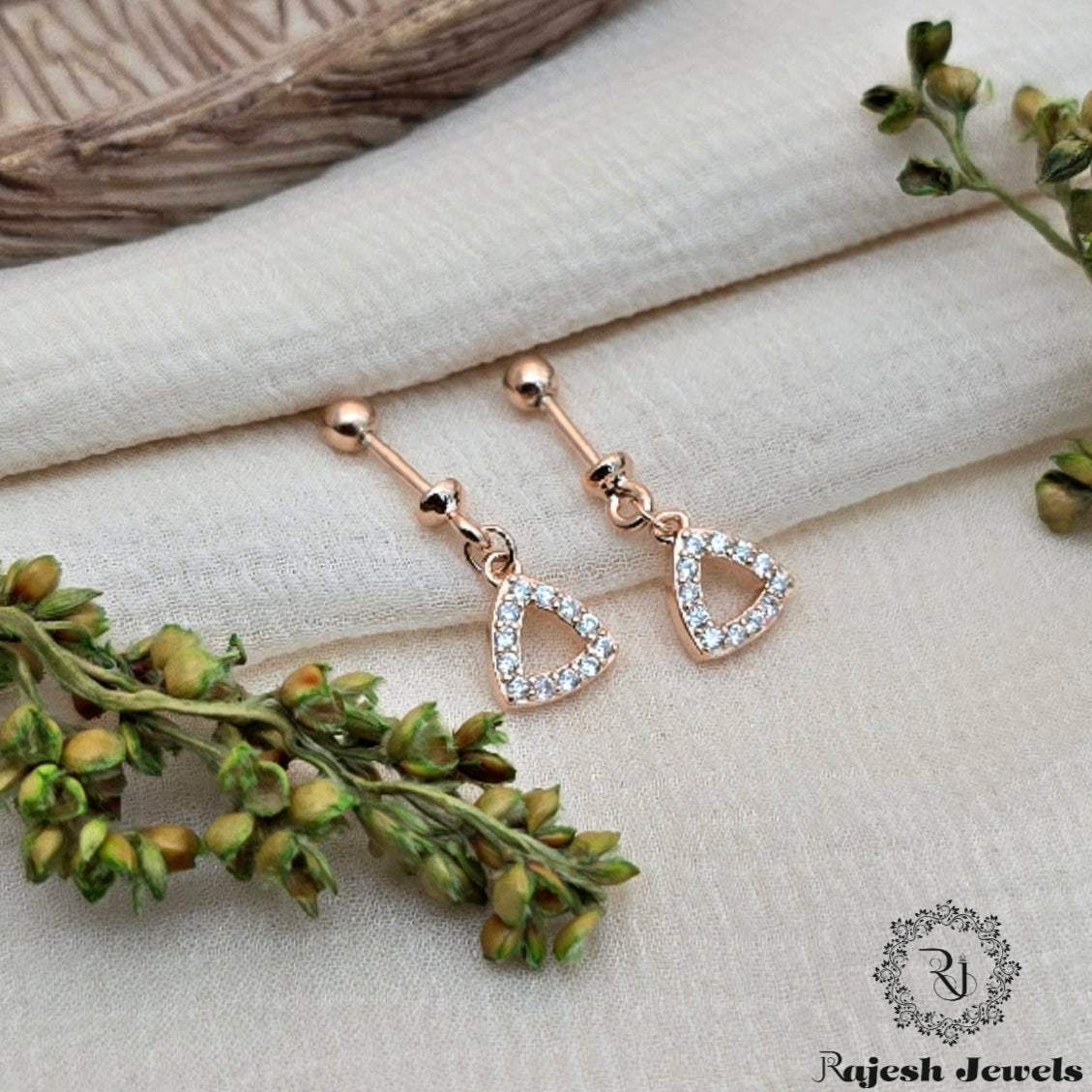 Pleasing Cz Silver Bugadi Earrings