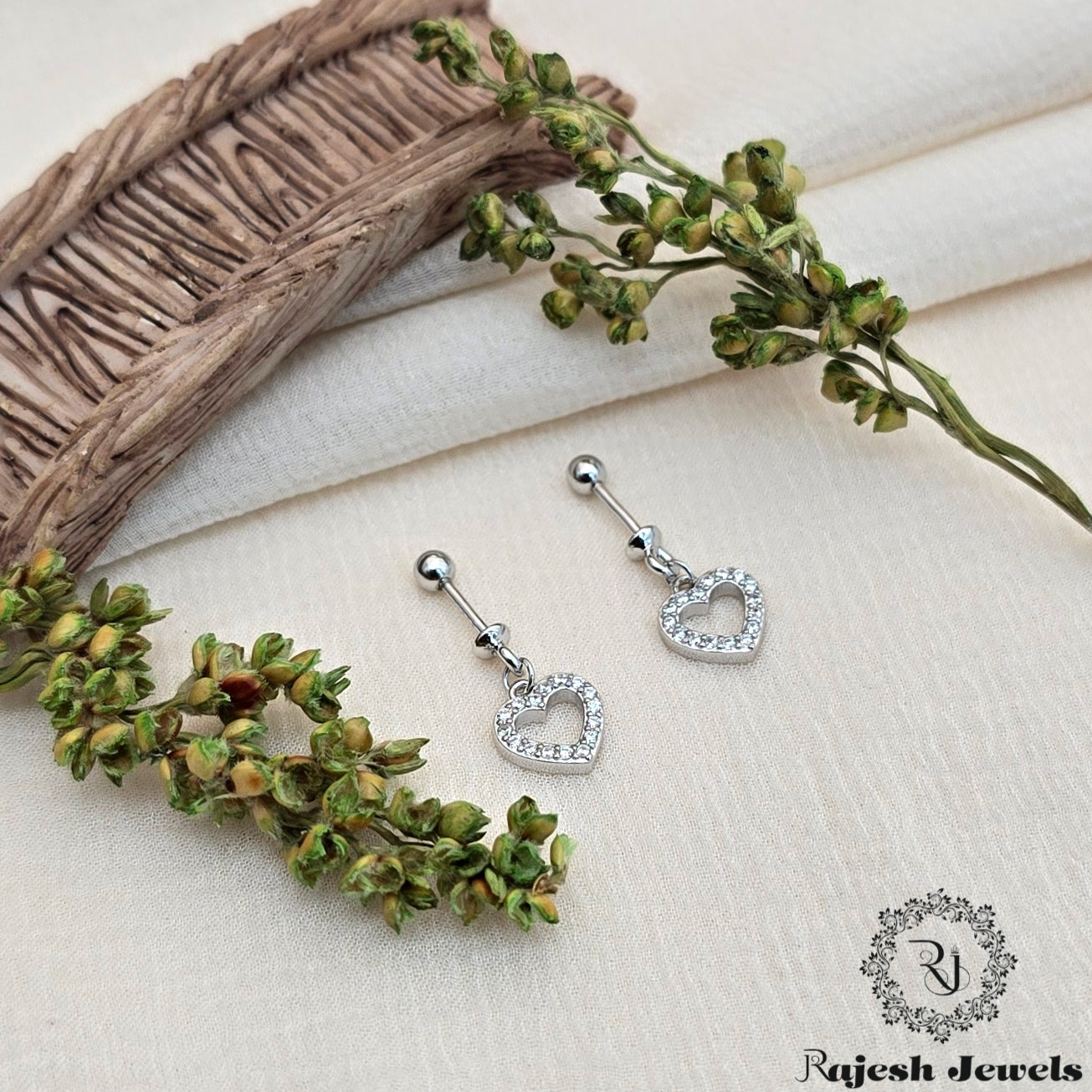 Lovable Cz Silver Bugadi Earrings