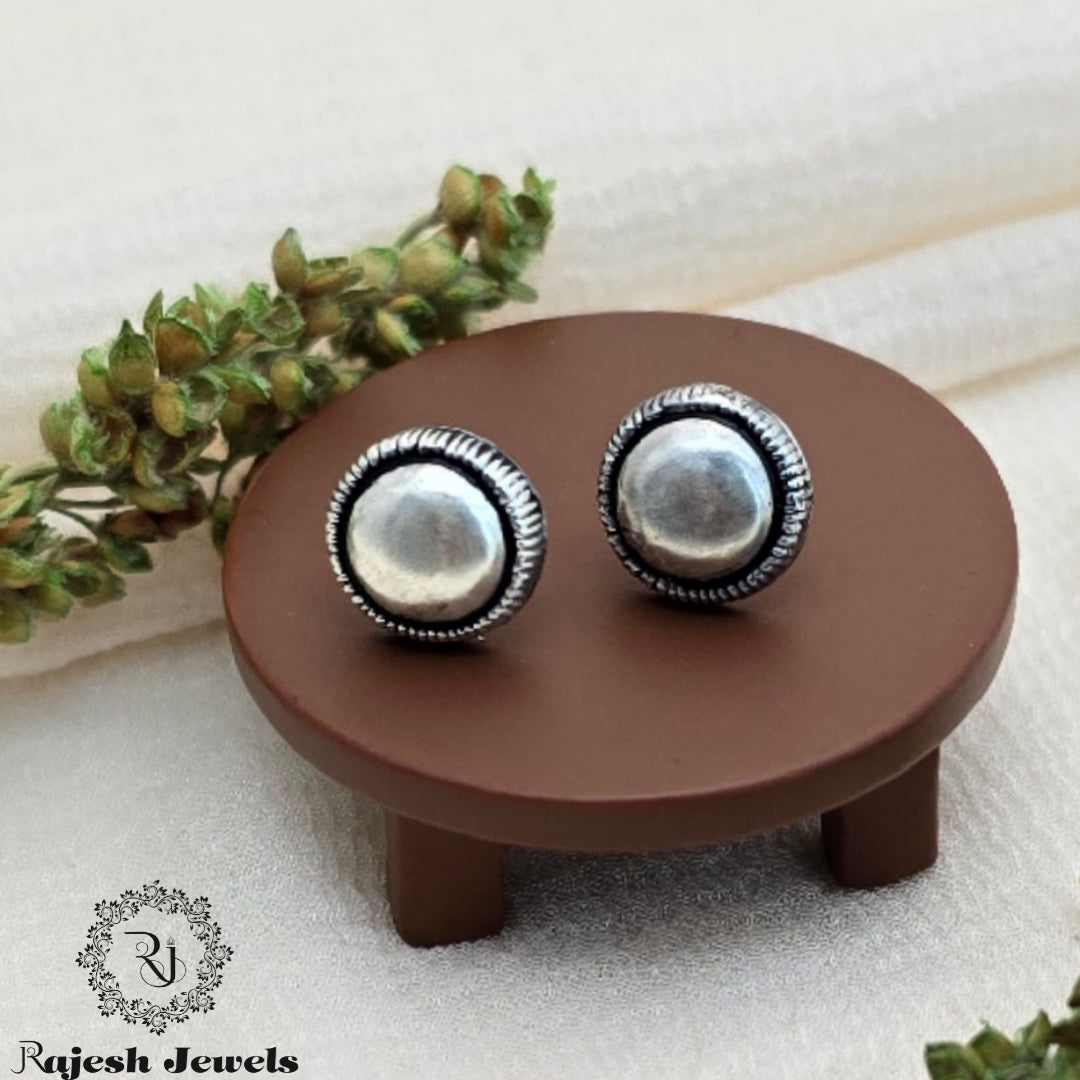 Alluring Silver Stud Earrings