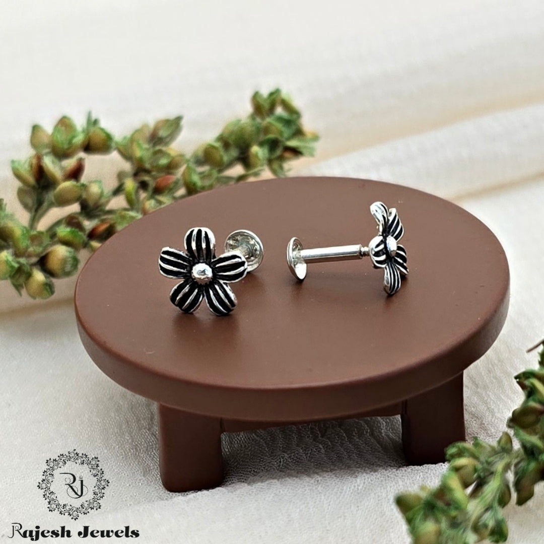 Classy Silver Stud Earrings
