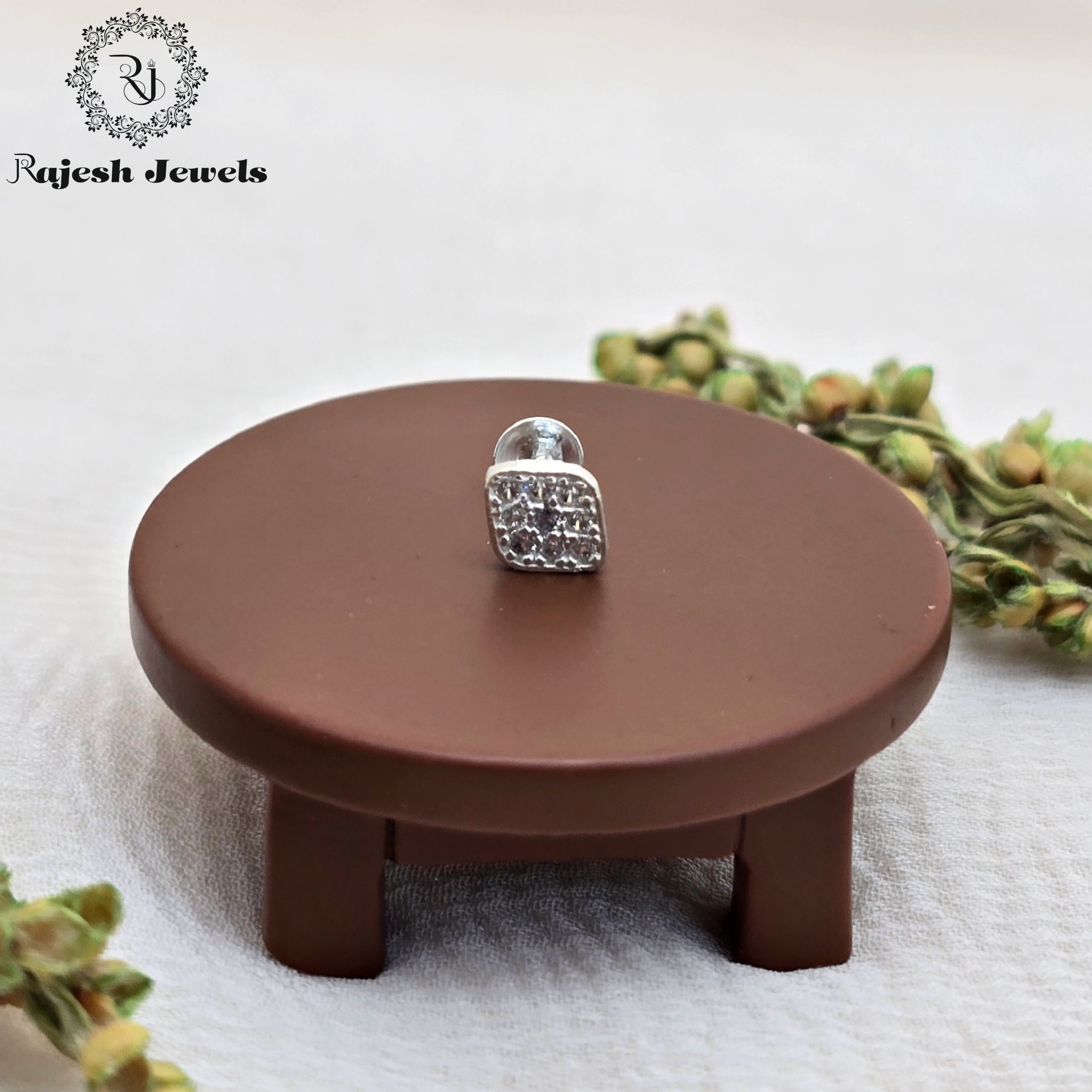 Sparkling Cz Silver Nosepin