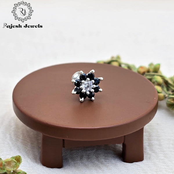 Striking Cz Silver Nosepin