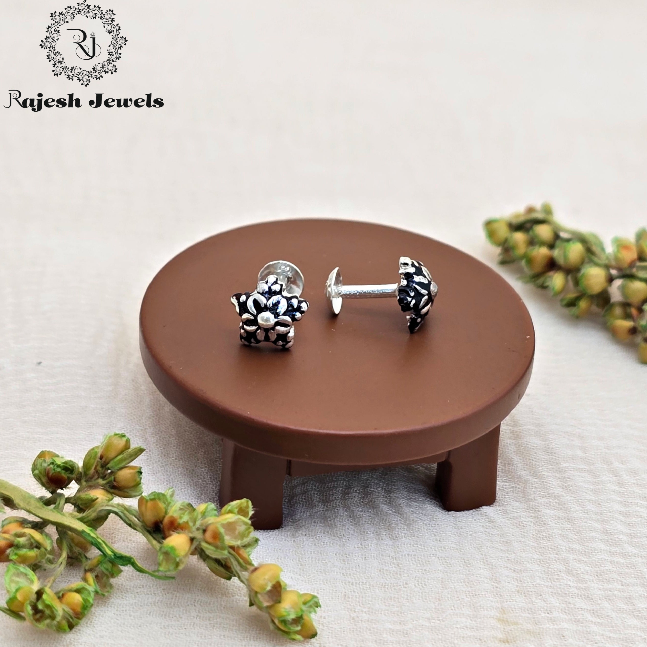 Adorable Silver Stud Earrings