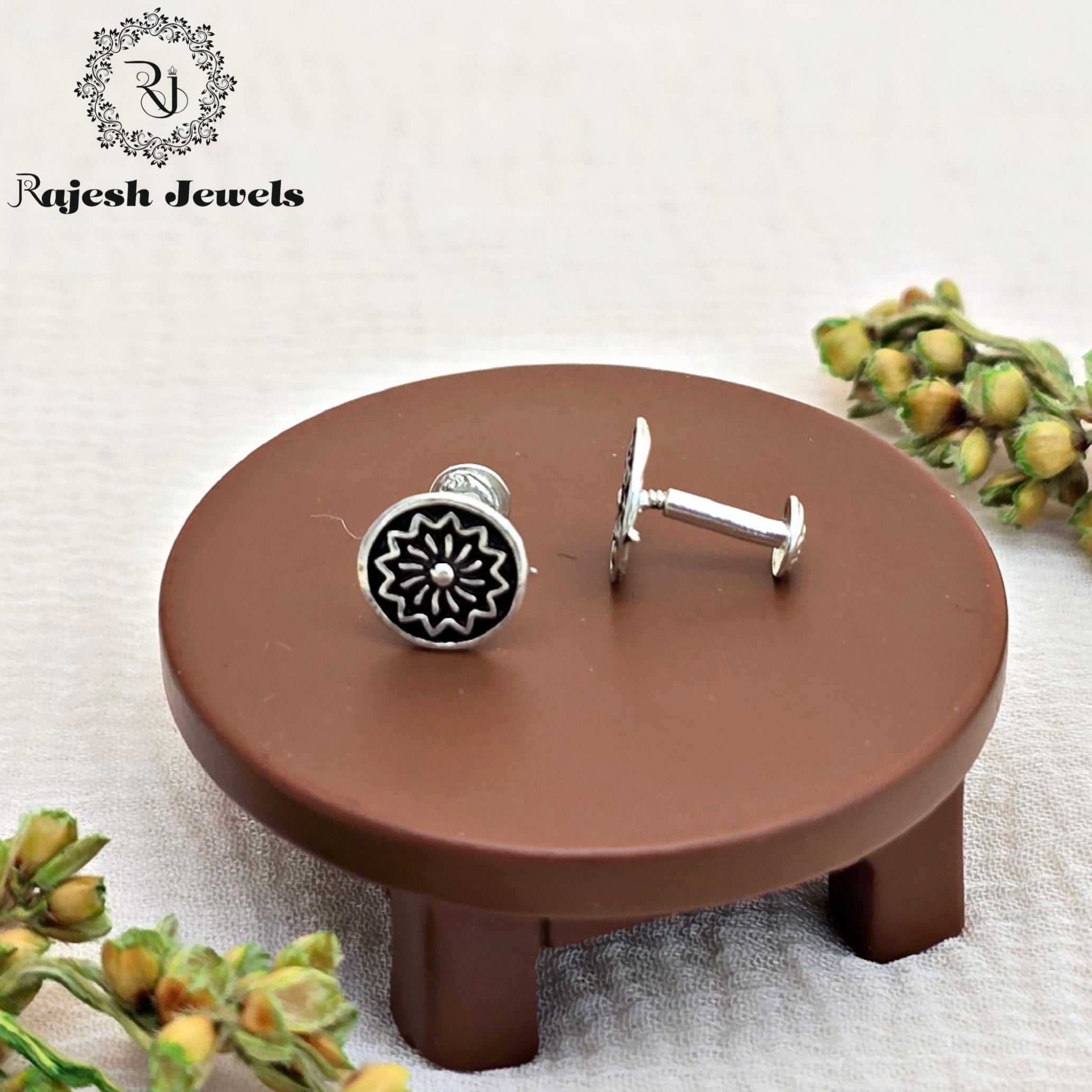 Splendid Silver Stud Earrings