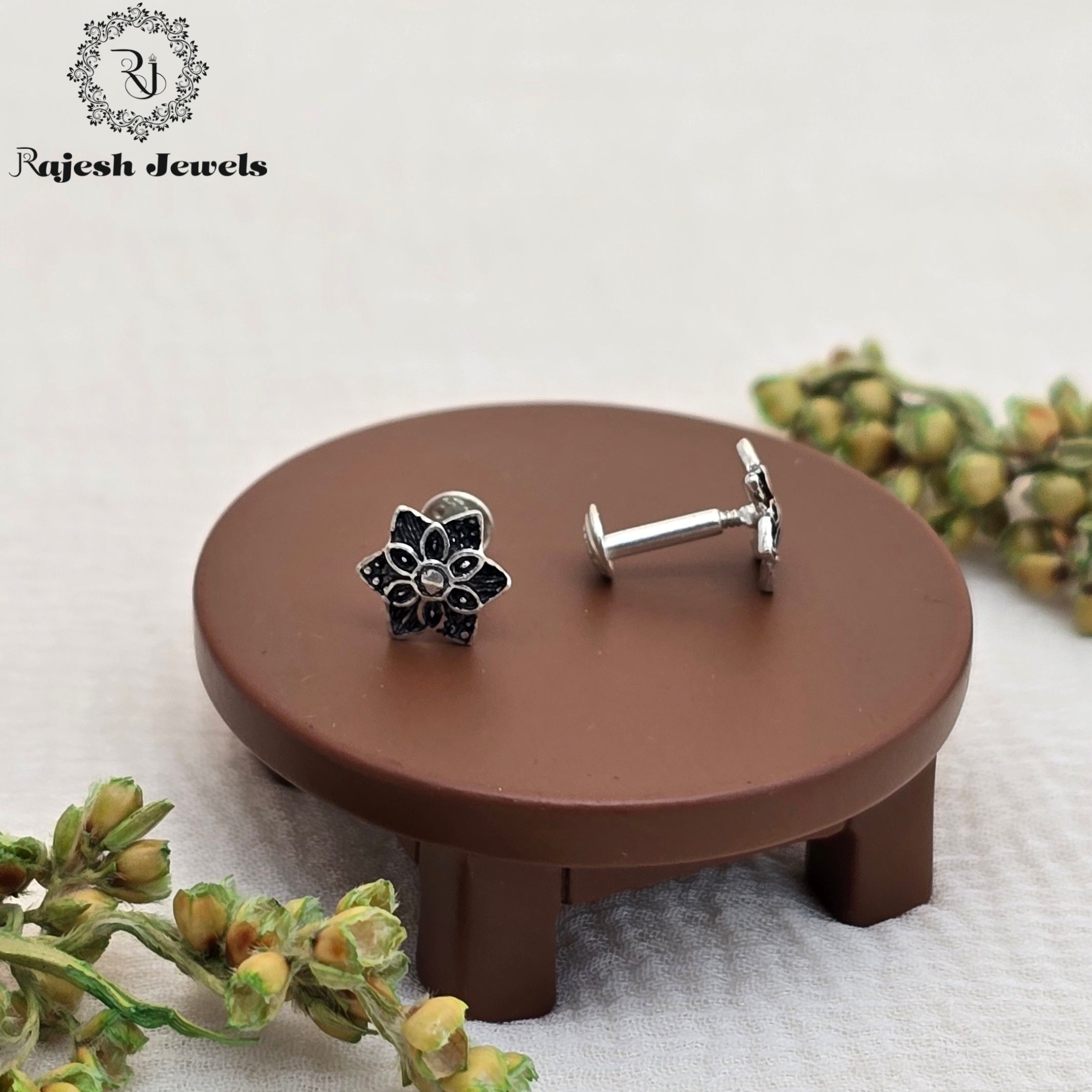 Fascinating Silver Stud Earrings