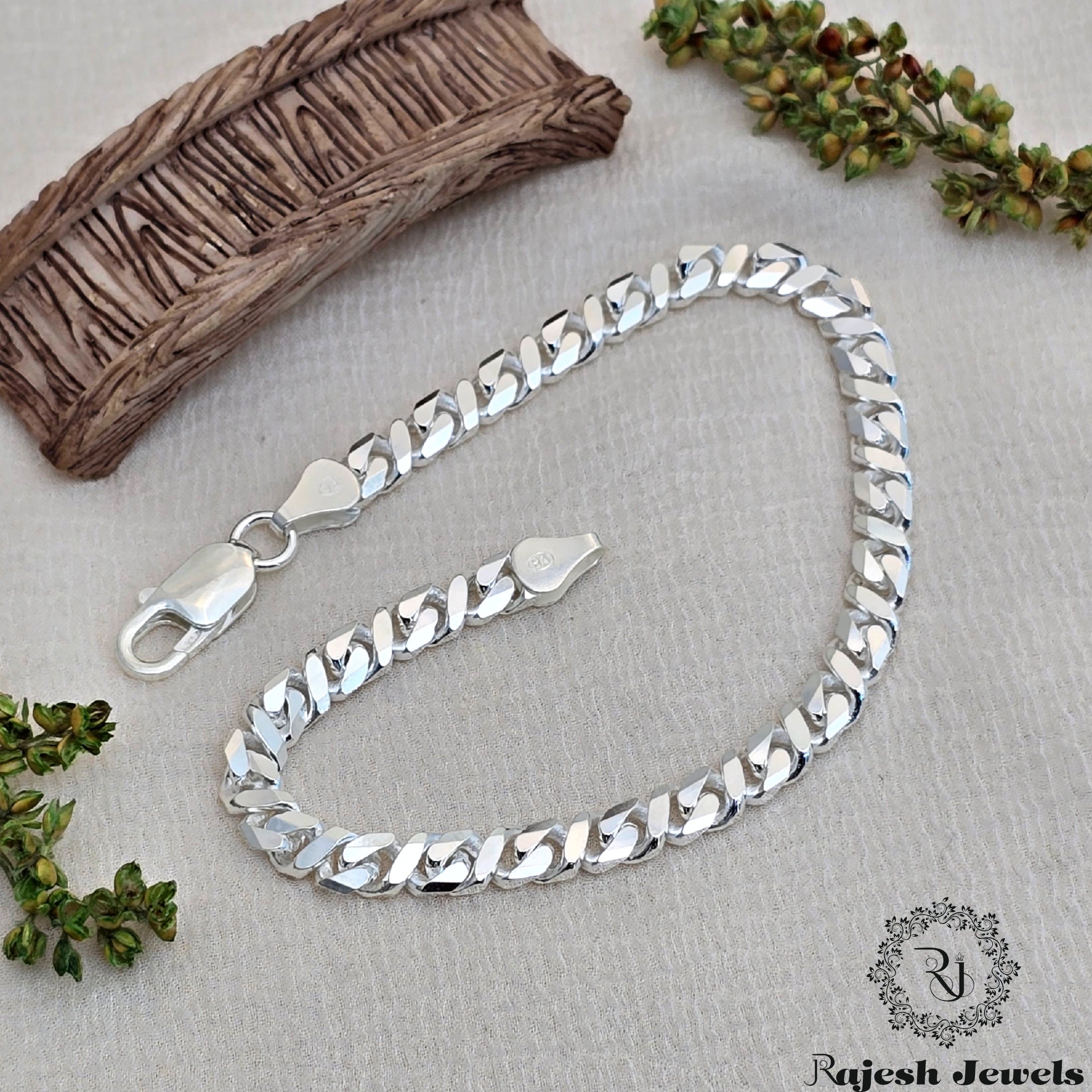 Glorified Sterling Silver Men's Bracelet
