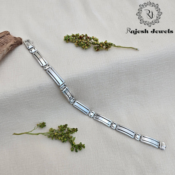 Glorified Rhodium Finish Men's Bracelet