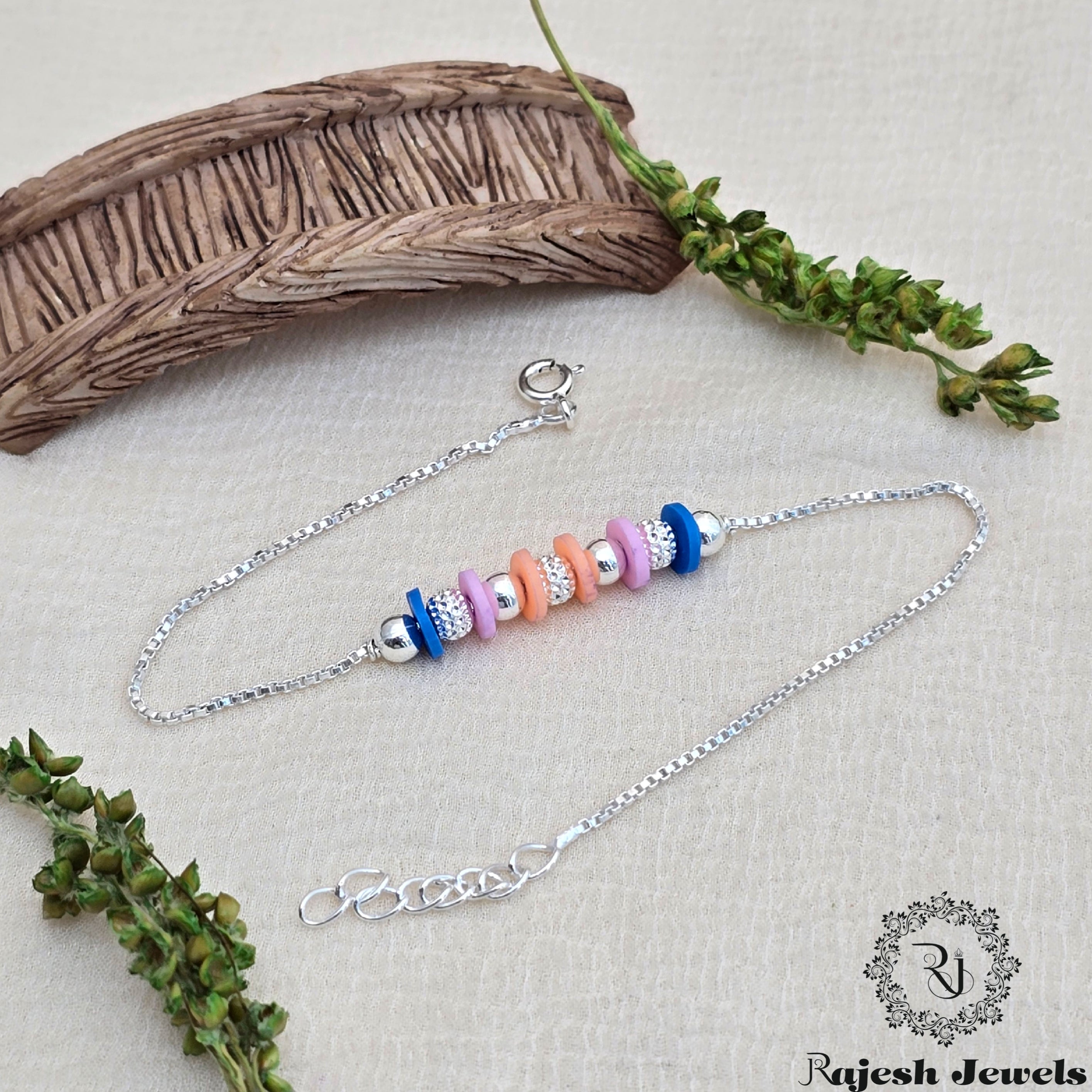 Exceptional Silver Ball Rakhi