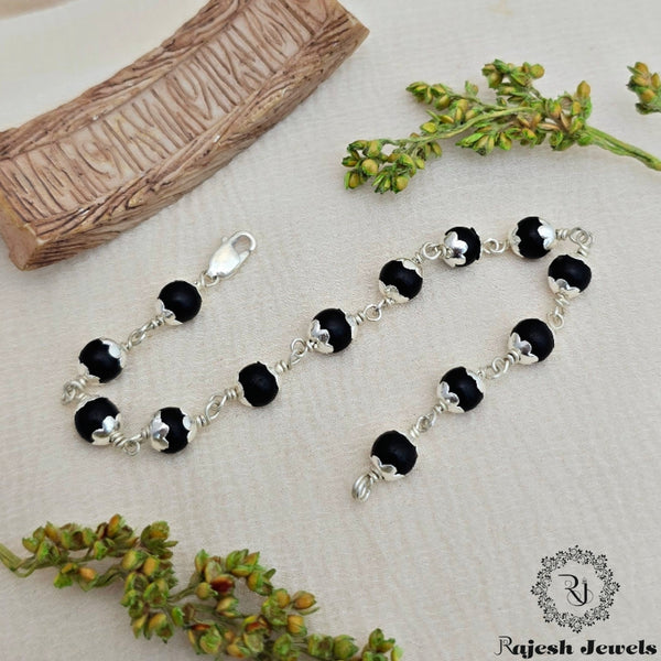 Karungali Silver Bracelet