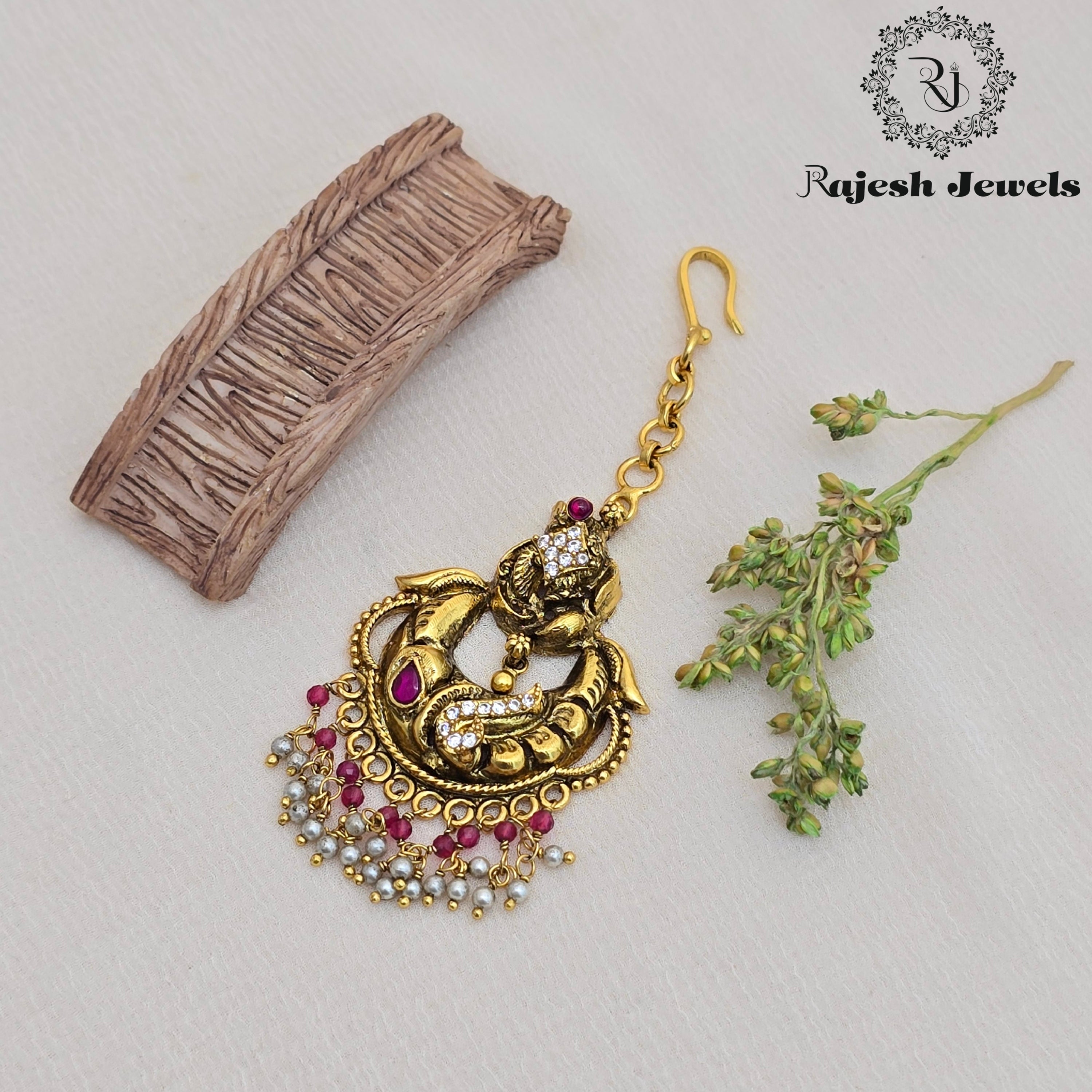 Charismatic Cz Silver Gold Plated Mangtika
