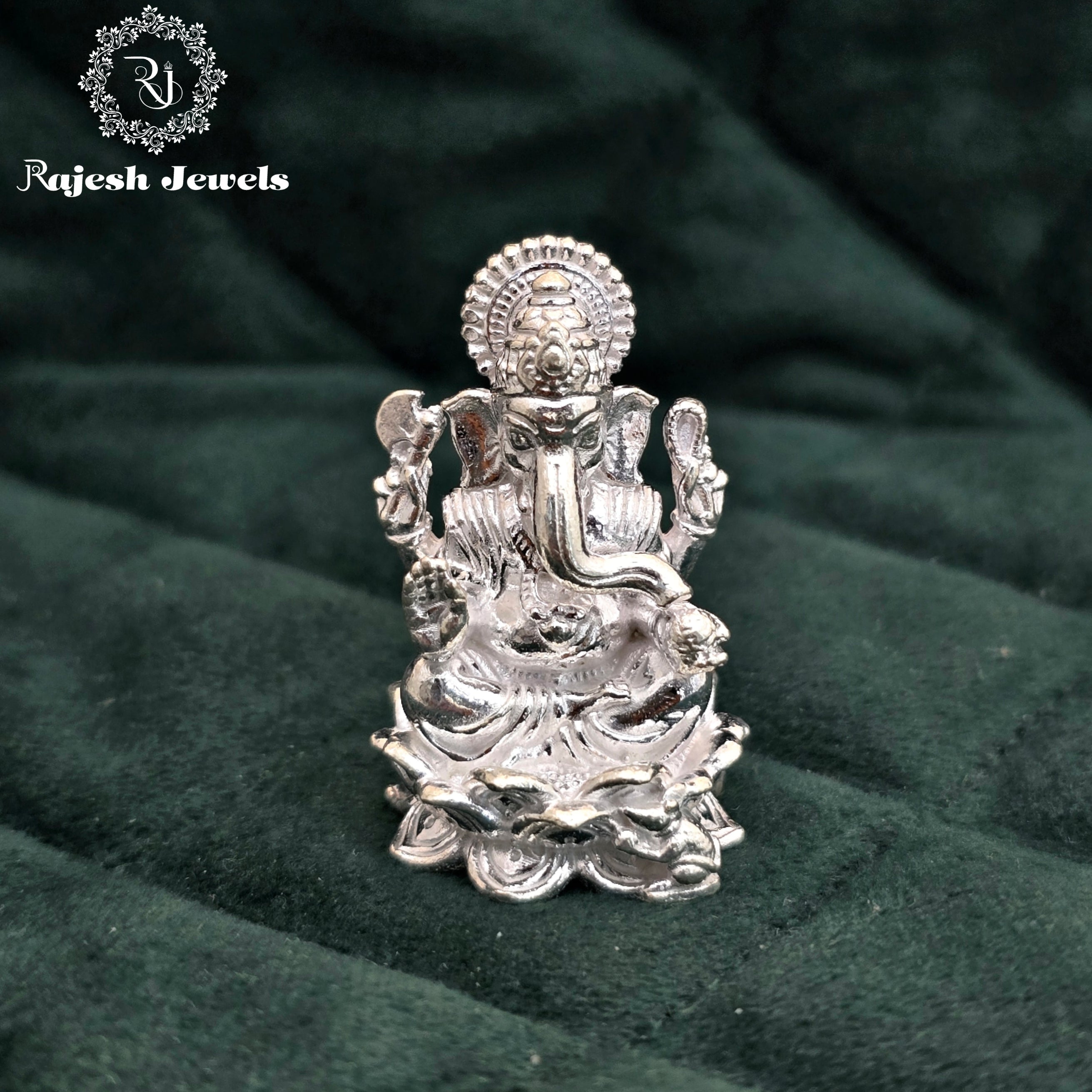 3D Solid Ganapathi Idol – Rajesh Jewels