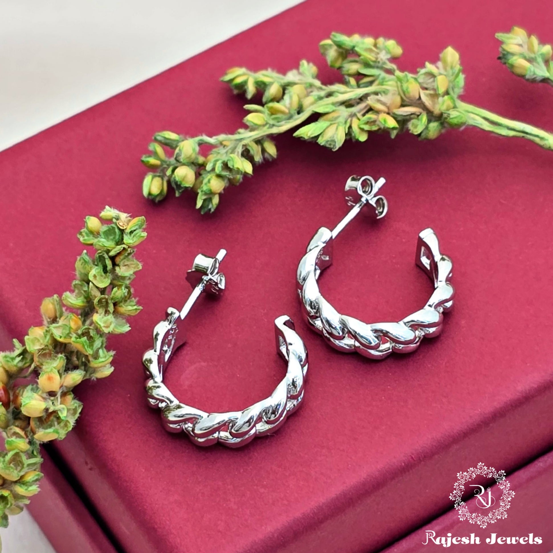 Cuban Half Ring Bali Earrings