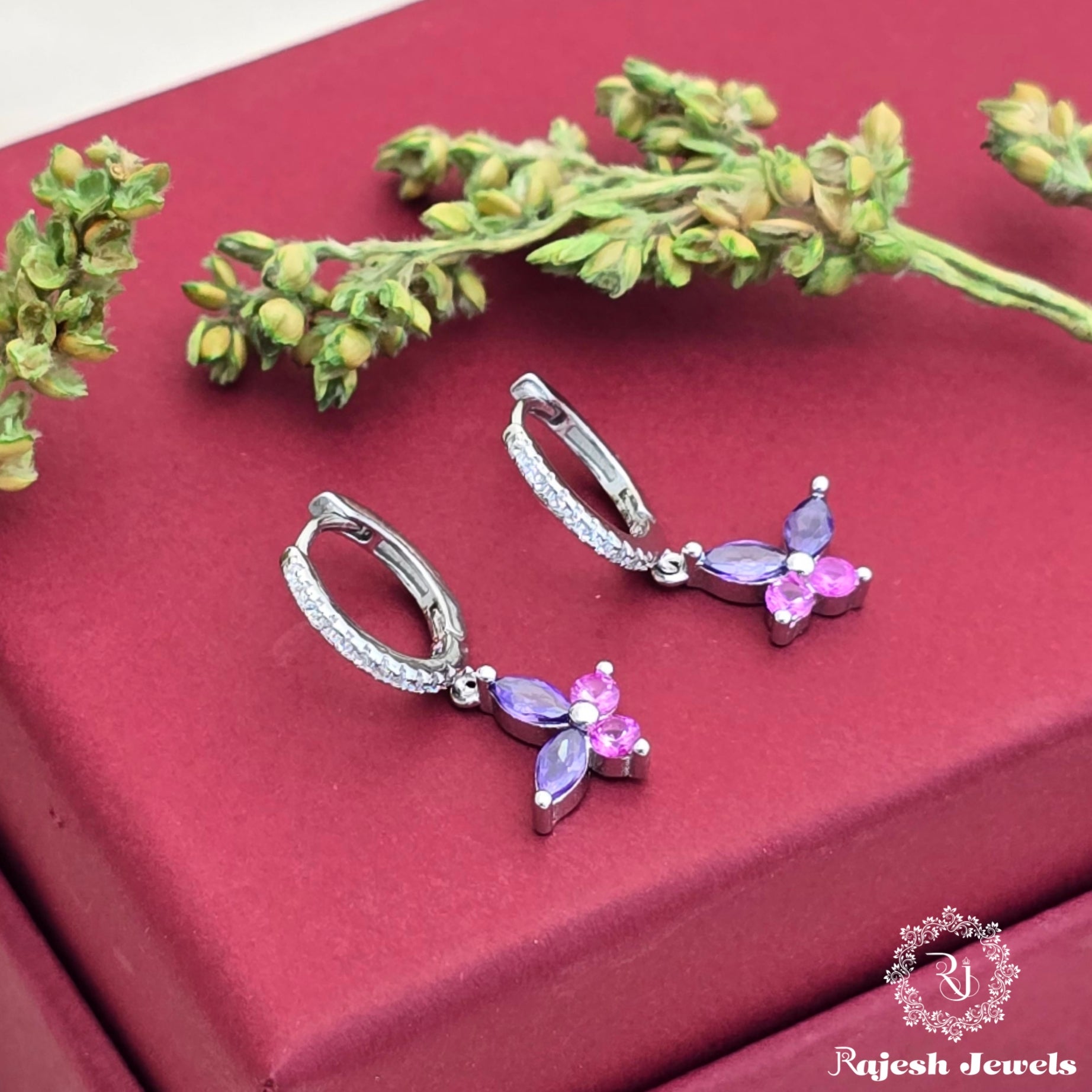 Luxurious Cz Bali Earrings