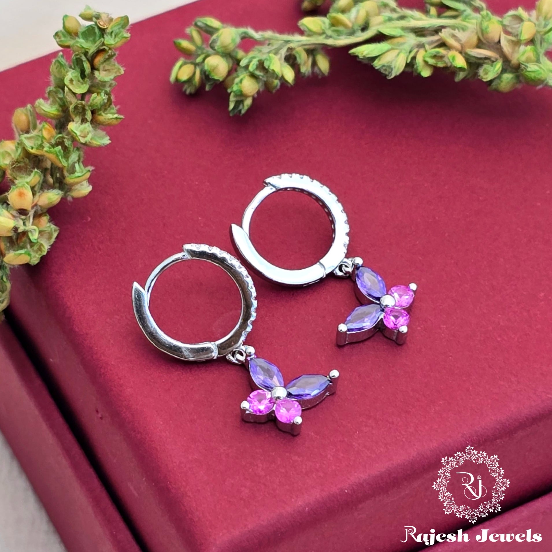 Luxurious Cz Bali Earrings