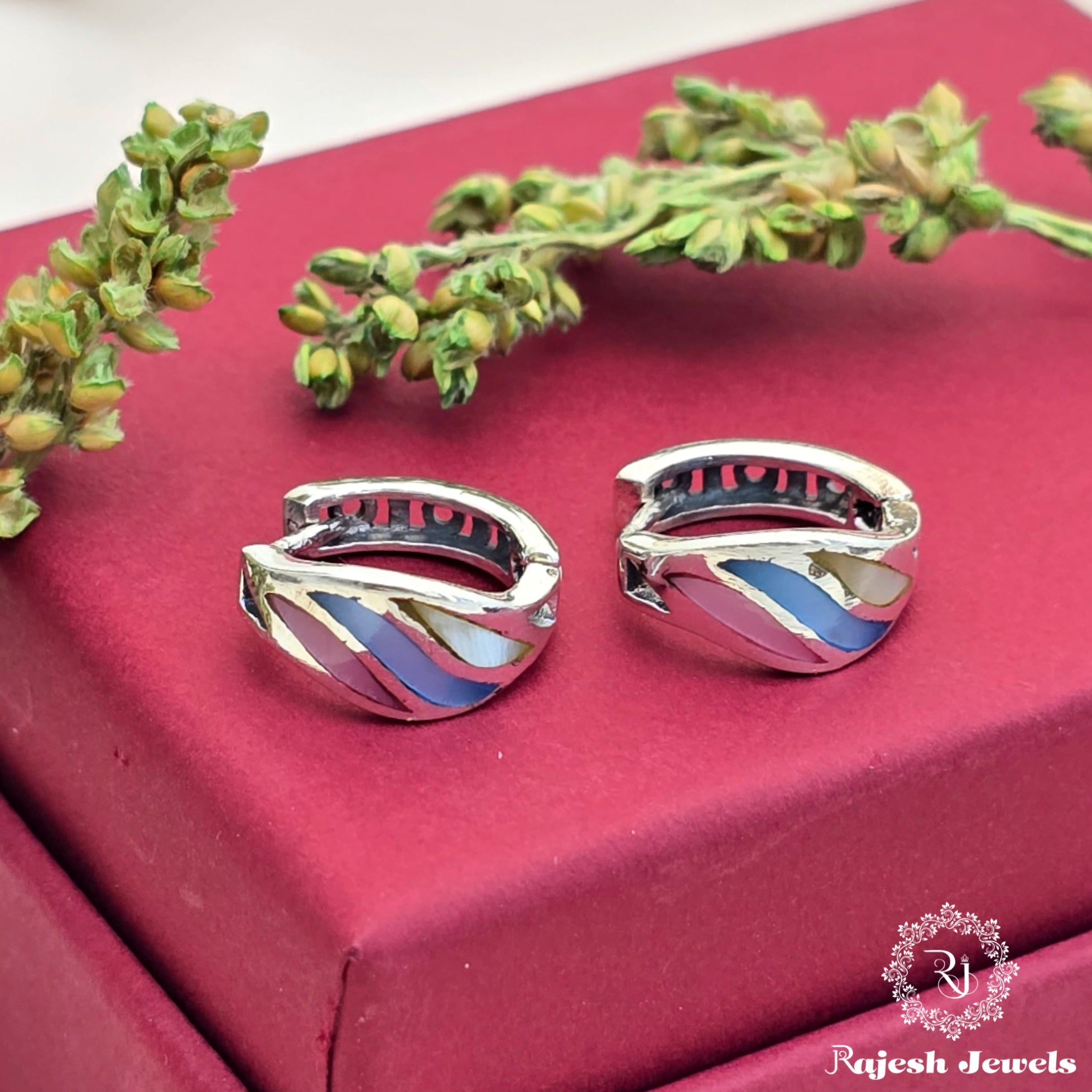 Colourful Cz Bali Earrings