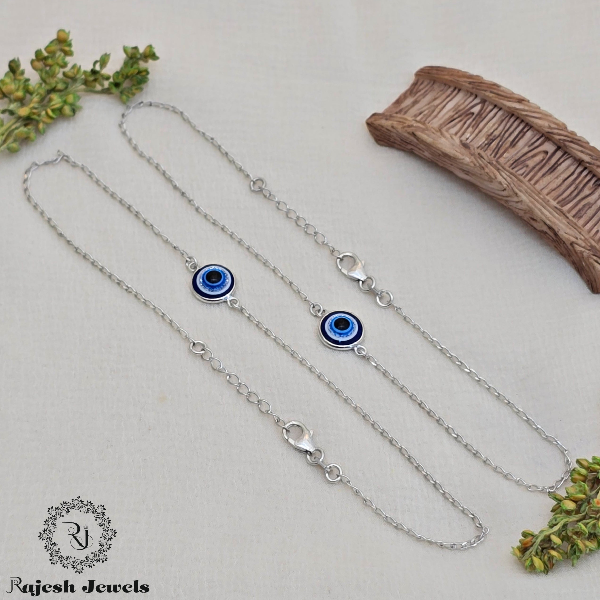 Vibrant Evil Eye Sleek Dailywear Anklet