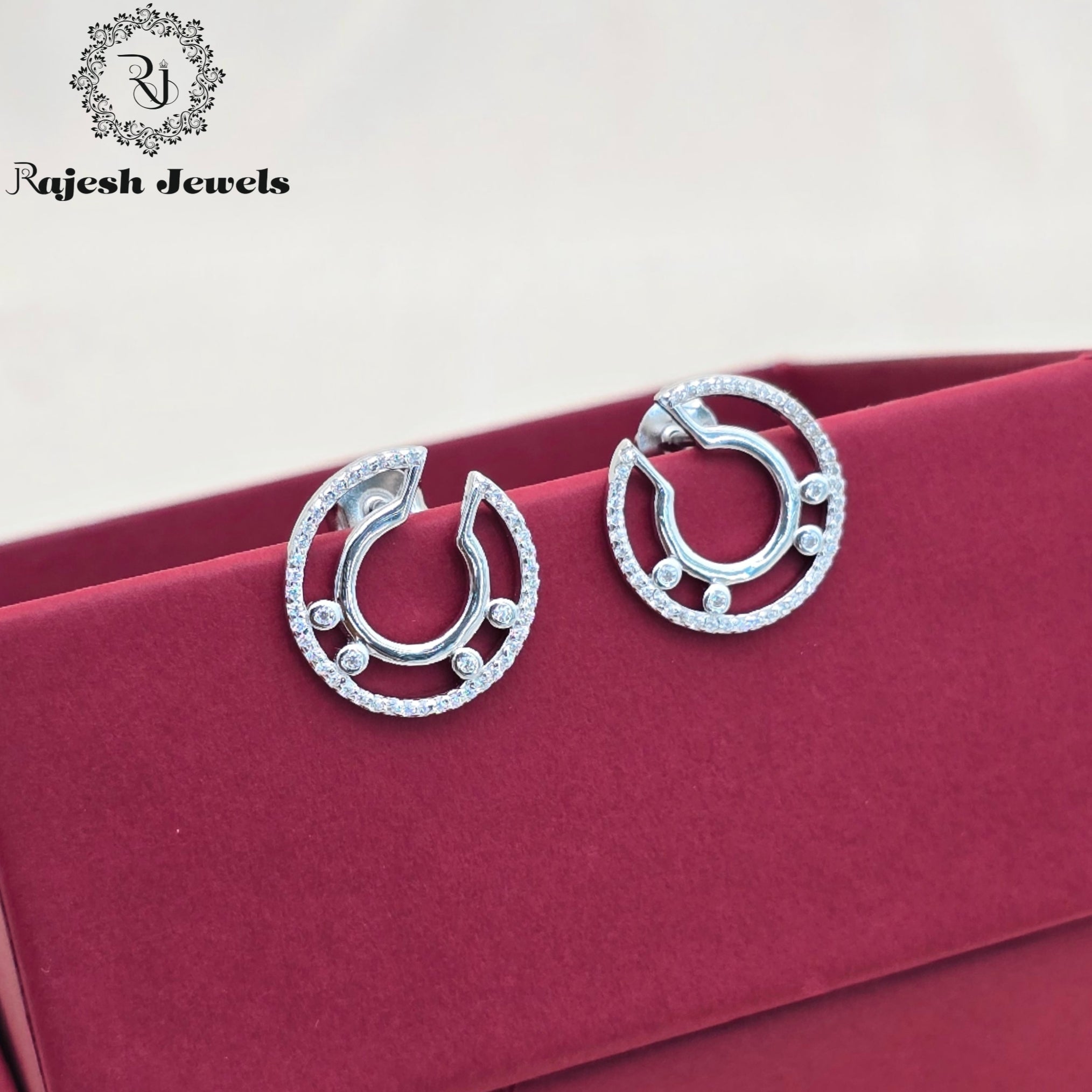 Spellbinding Cz Stud Earrings