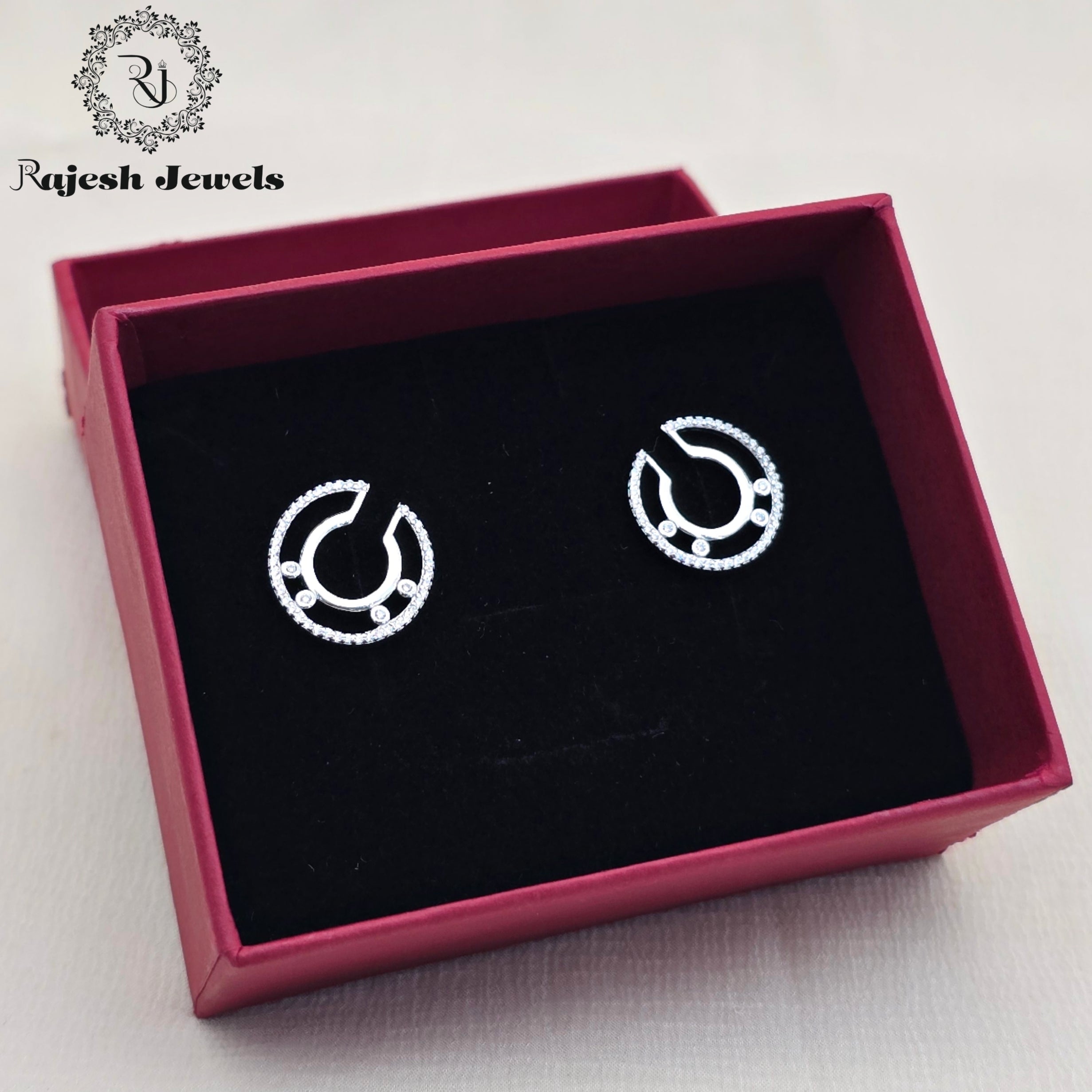 Spellbinding Cz Stud Earrings