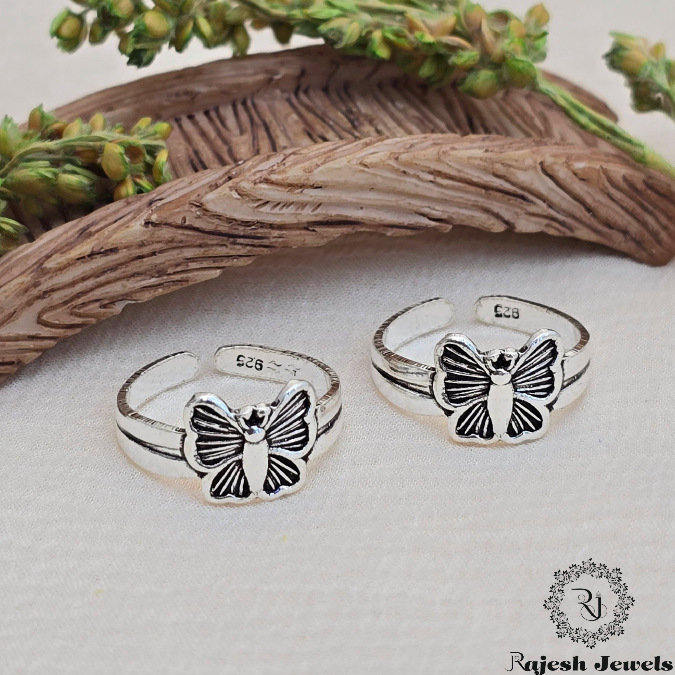 Fabulous Butterfly Oxidised Dailywear Toering