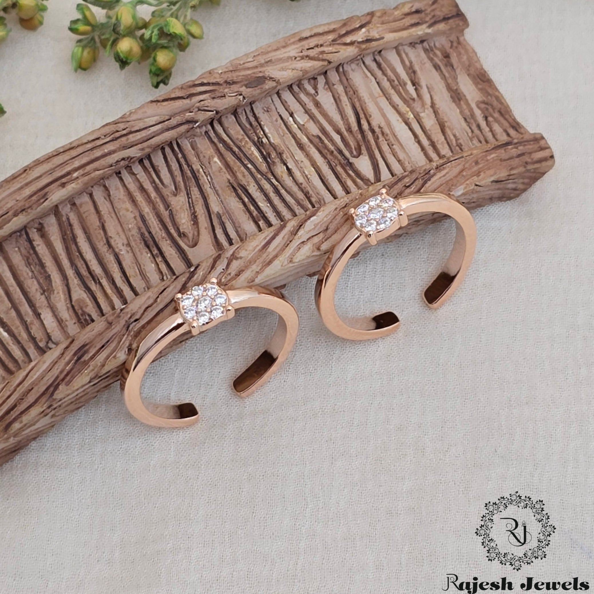 Classy Cz Rosegold Toerings