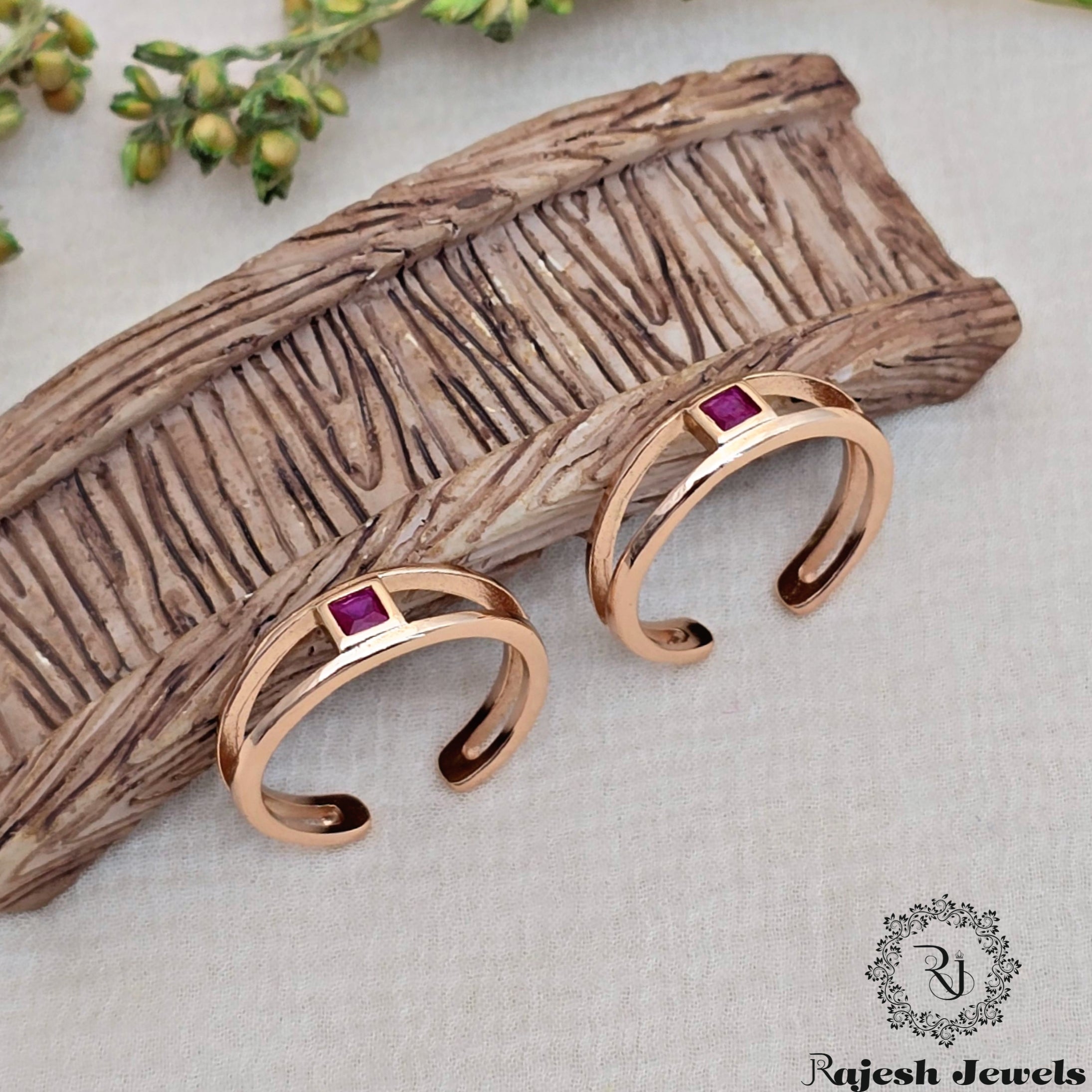 Classy Cz Rosegold Toerings
