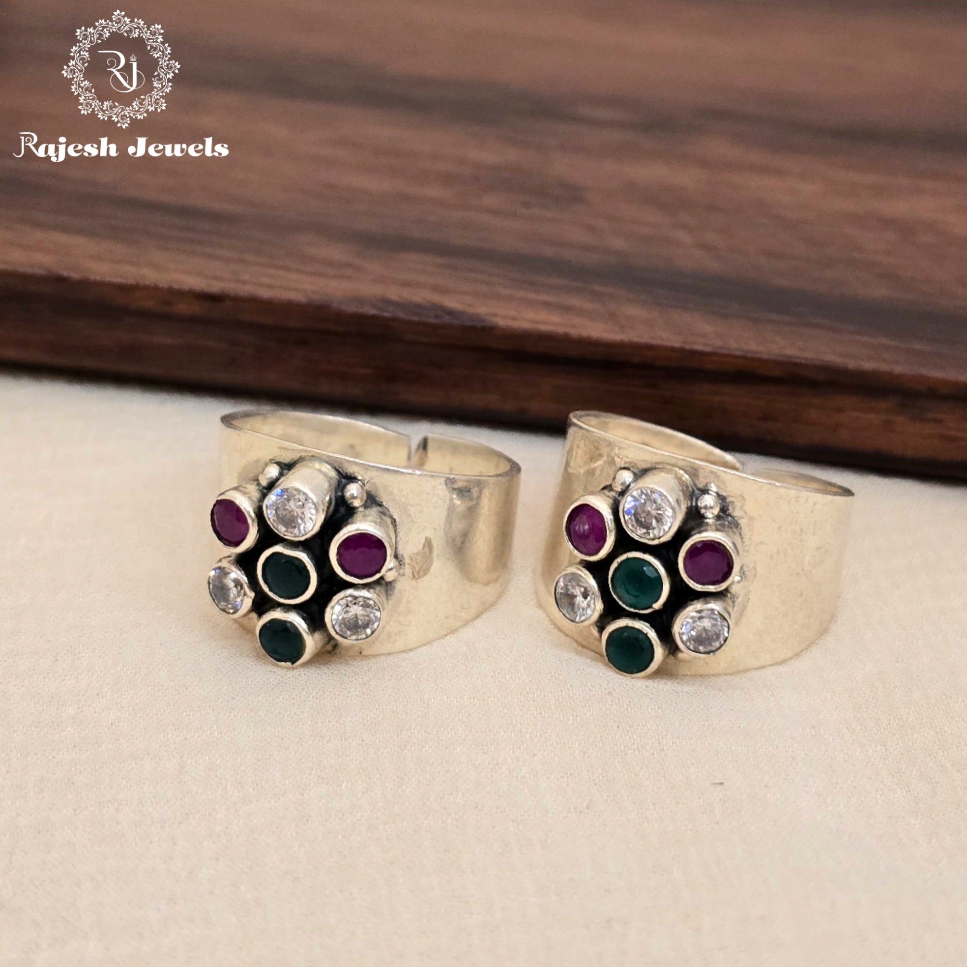 Multicolored Floral Oxidised Dailywear Toering