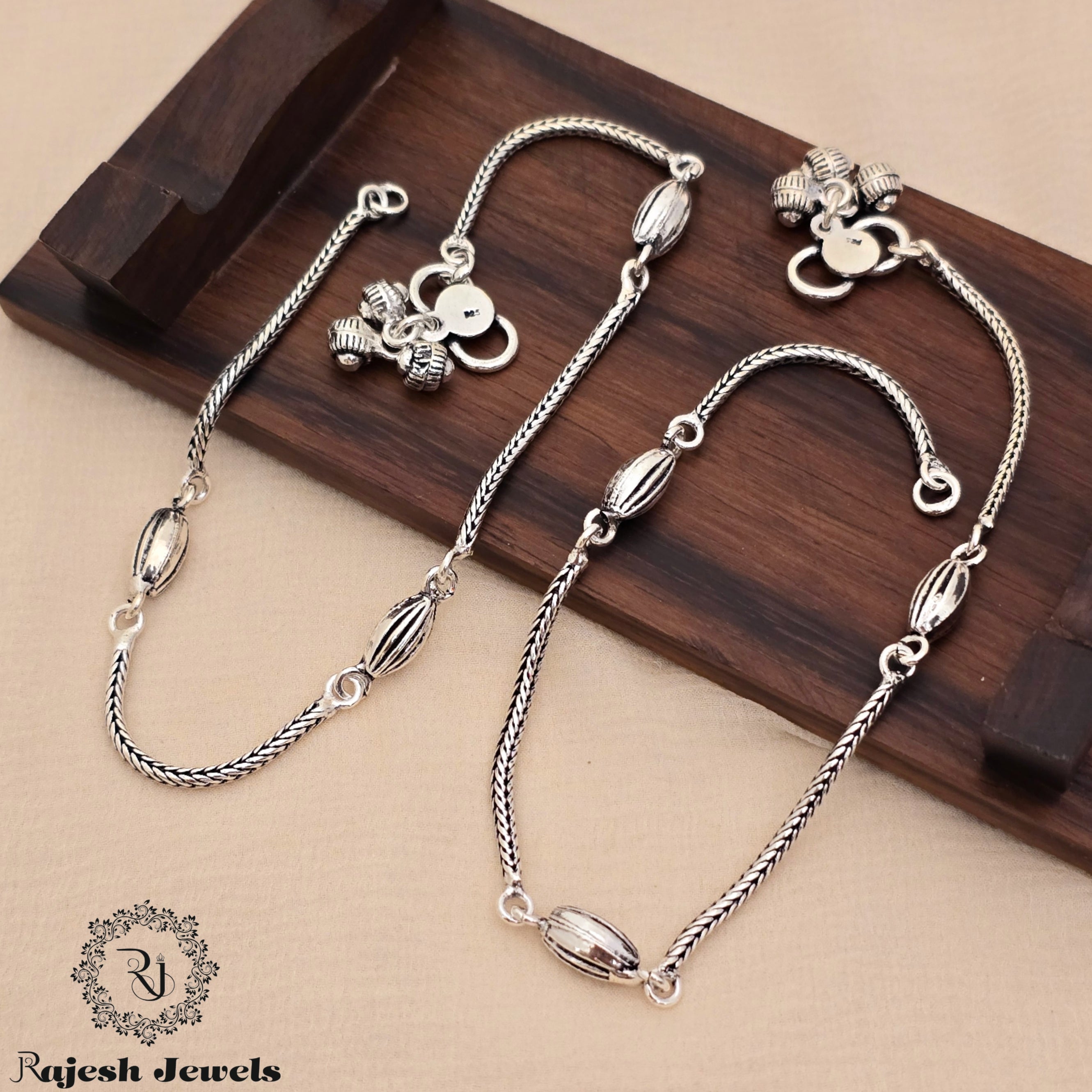 Handcrafted Oxidised Dailywear Anklet