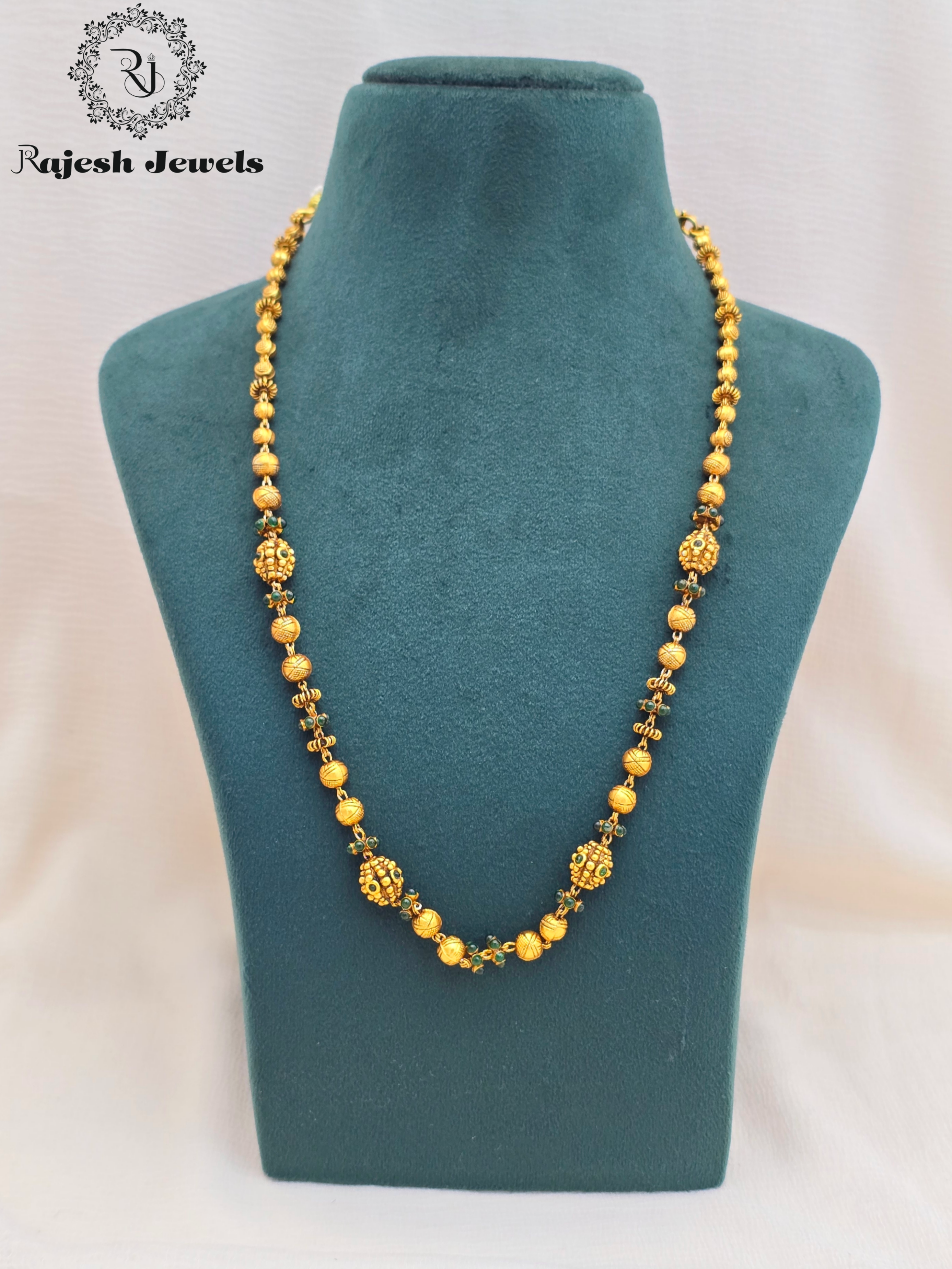 Graceful Green Silver Gold Plated Neckpiece