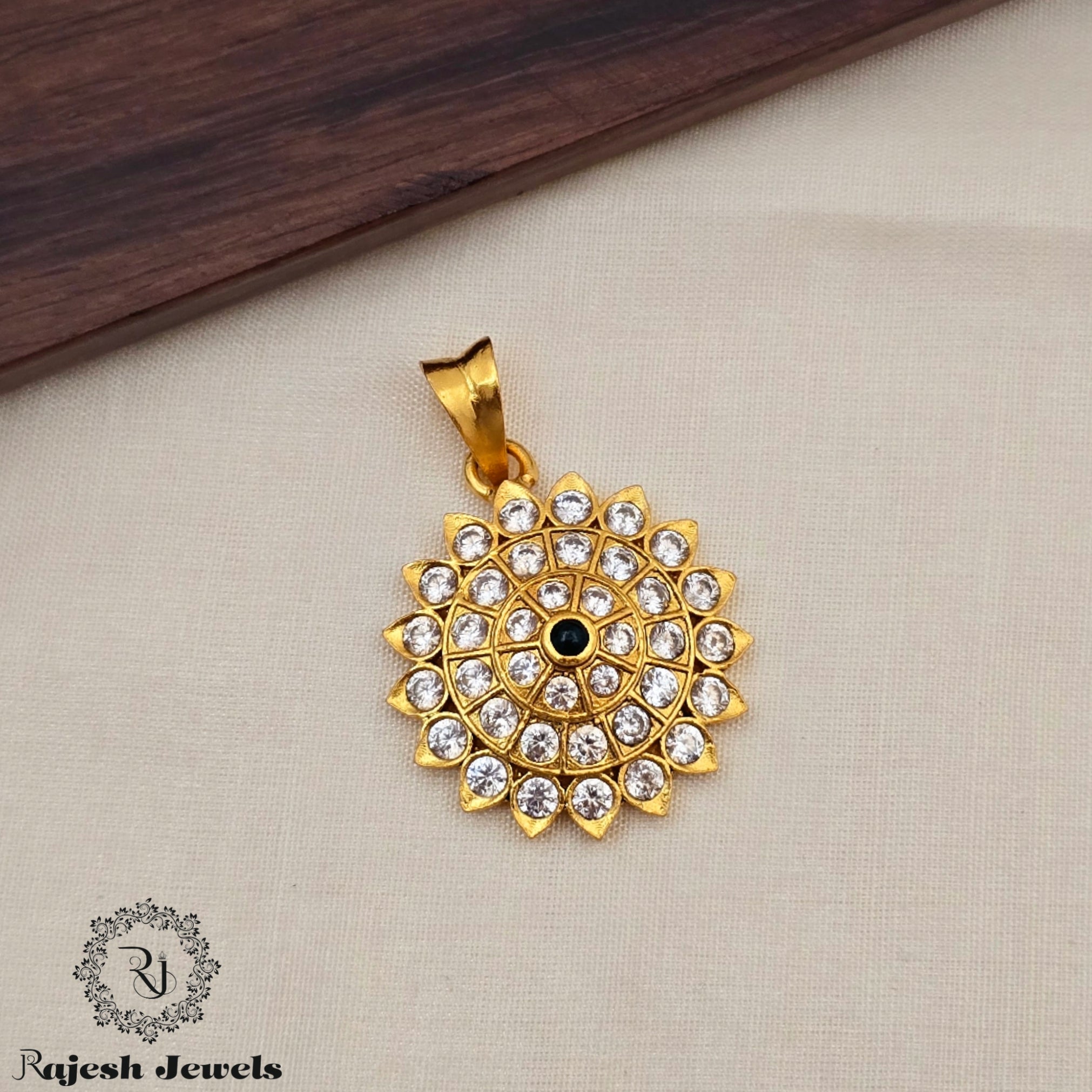 Classic Cz White Stone Pendant