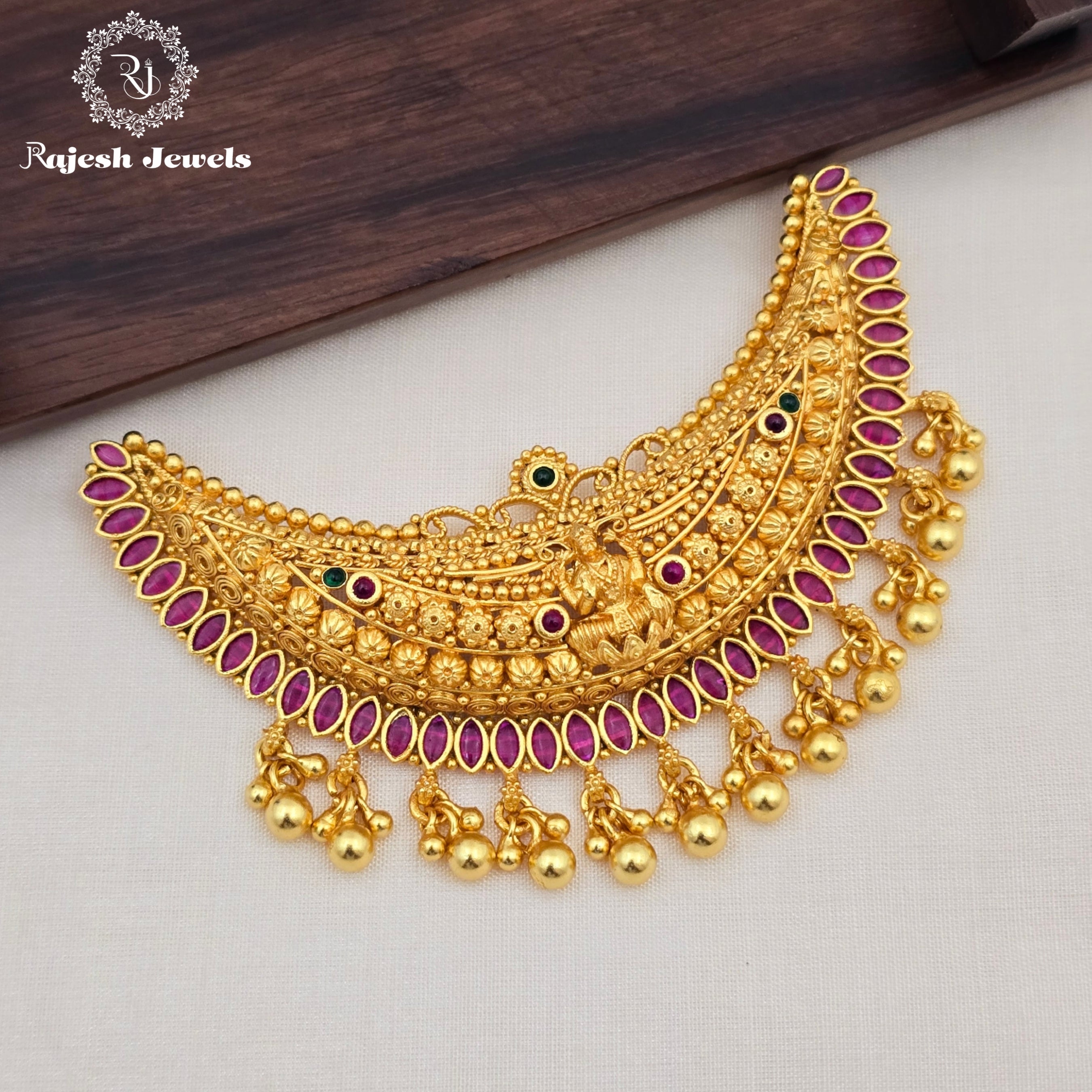 Traditional Lakshmi Gold Plated Pendant